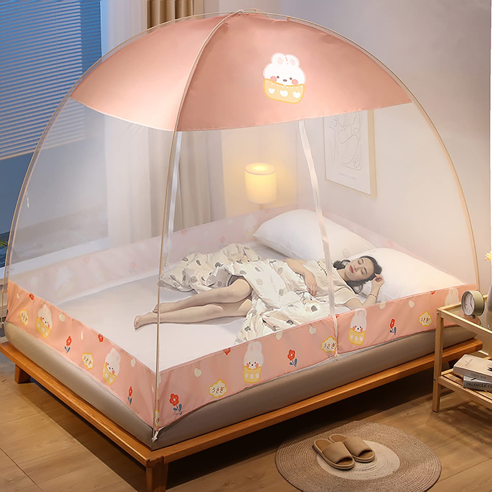 Bed Bug Foldable Mosquito Net,Double Door Easy To Setup With