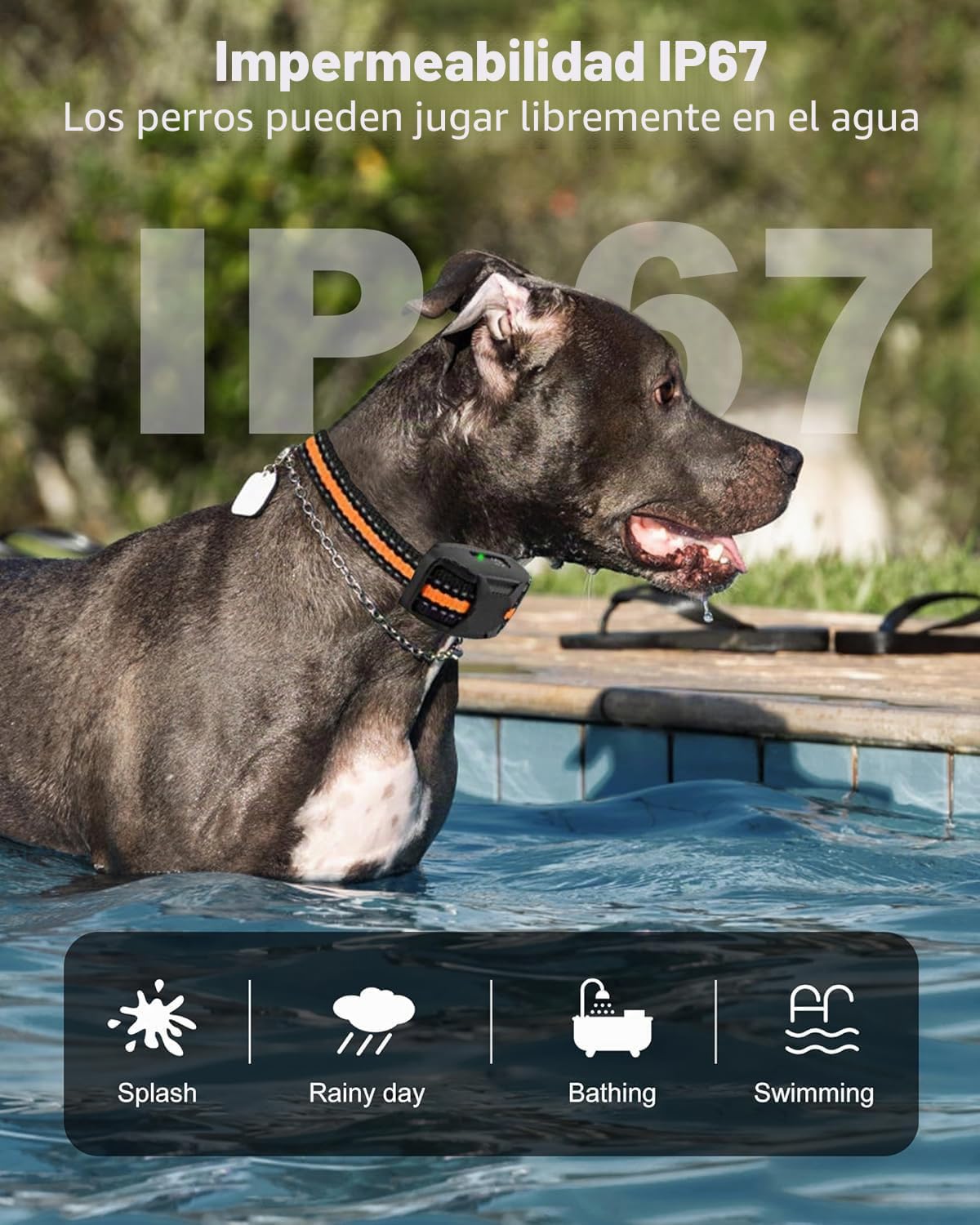 Collar de Adiestramiento para Perros, Alcance de 2600m, Cumple con la Ley de Bienestar Animal 2024, 3 Modos: Sonido/Vibración/Boost Vibración, para Perros de Todos los Tamaños | Manual en español