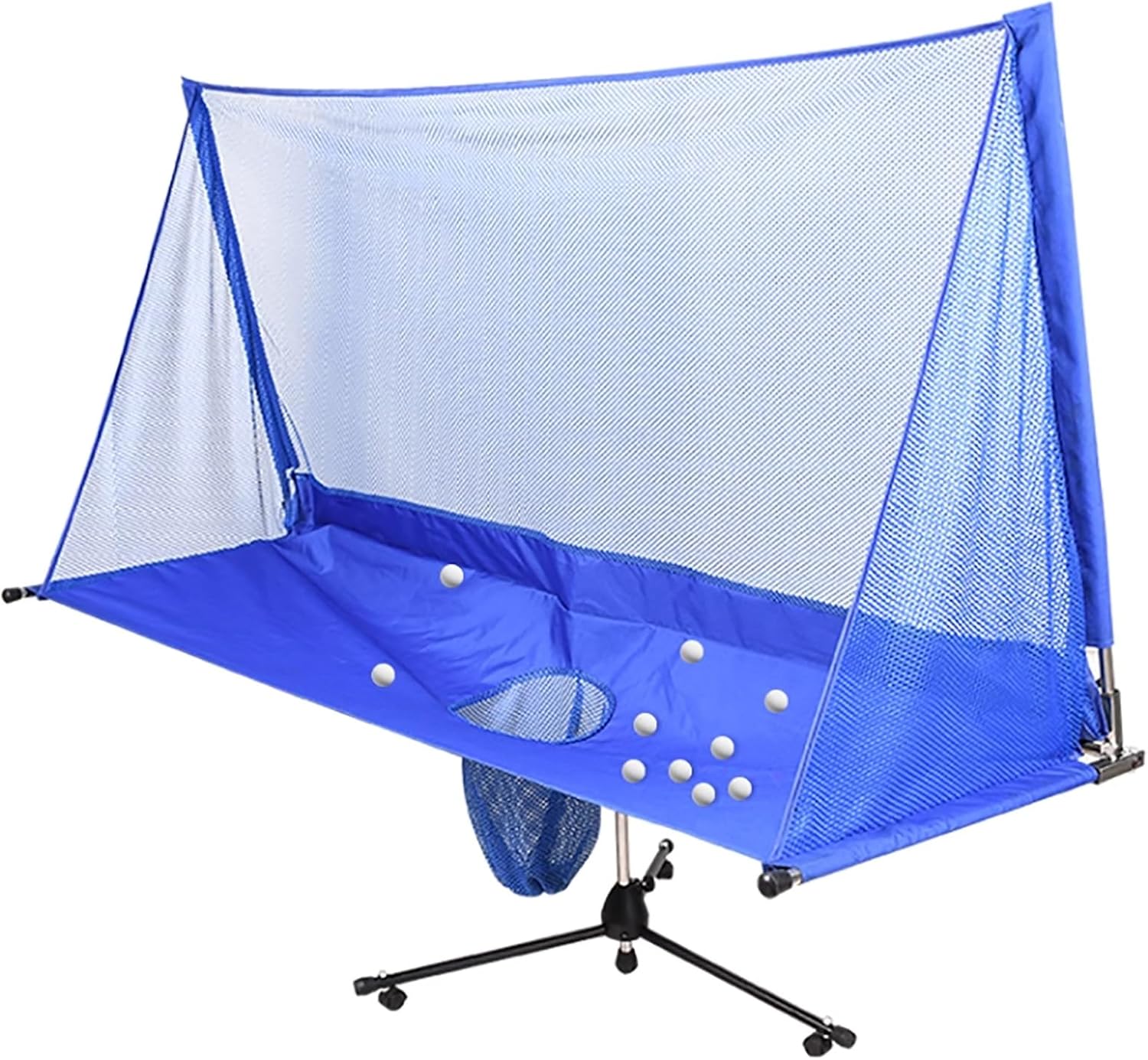 Table Tennis Ball Catch Net Collapsible Telescoping Table Tennis Ball Pickup Net, Table Tennis Catch Net Moveable, Table Tennis Ball Catch Net for Indoor Outdoor School Gym (Color : A, Size