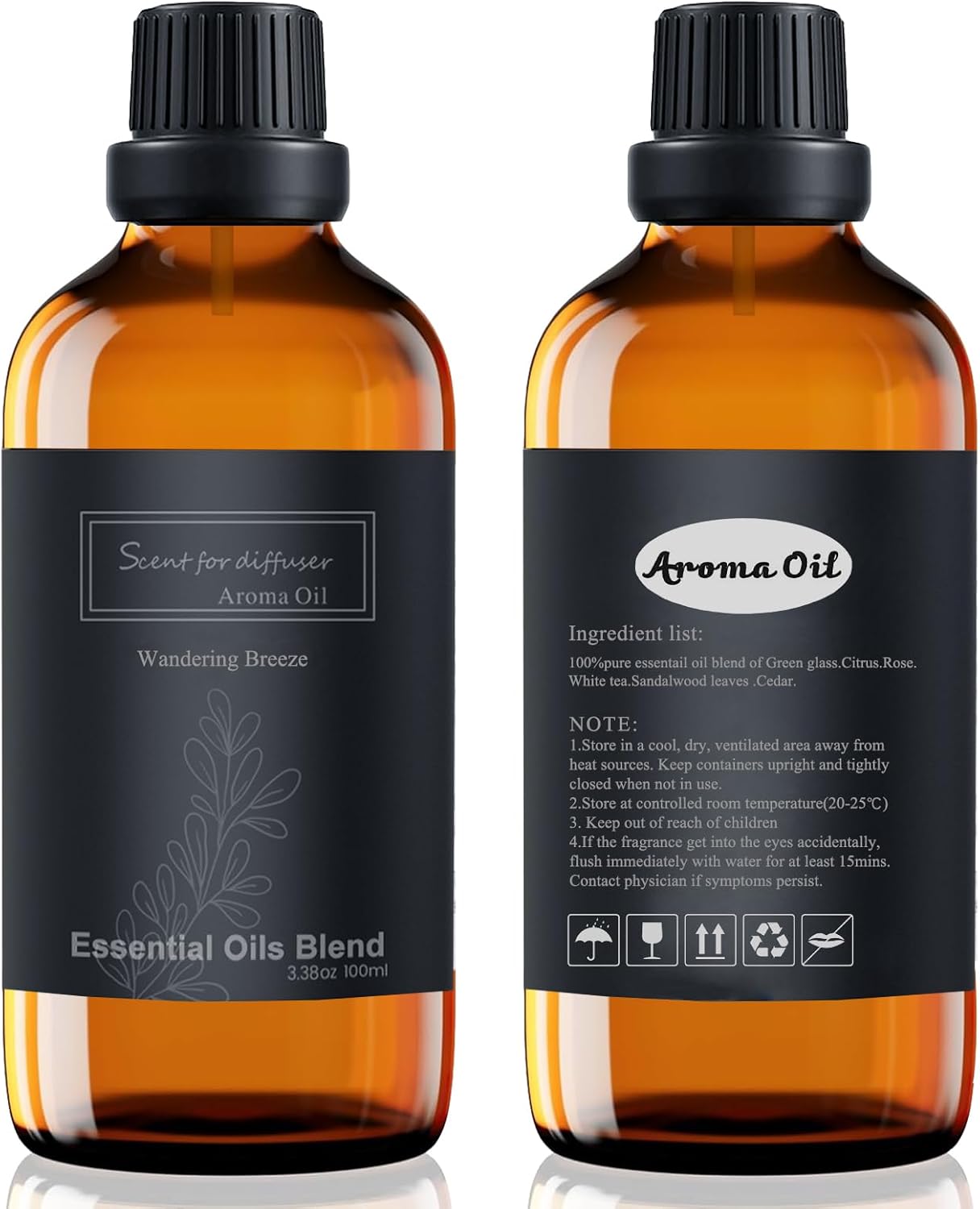 Hotel scents, Hotel Diffuser Oils, Wandering Breeze Aromatherapy Fragrances Inspired by W Hotels, Christmas Gift, Pure Aromatherapy Diffuser Oil with Rose, and Cedarwood- 3.38 Fl Oz - Image 8