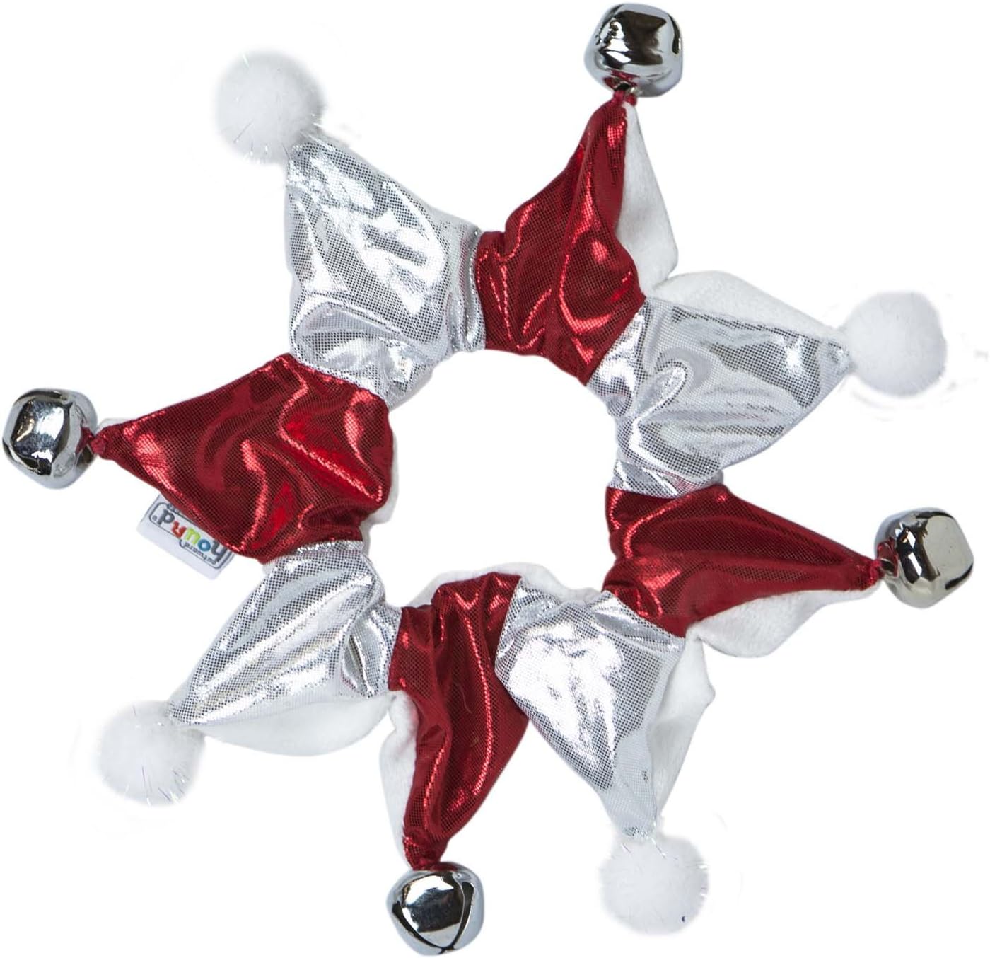 Outward Hound 11015 Christmas Holiday Jester Bell Collar, Medium