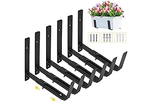 LukLoy Adjustable Window Box Brackets: Support Your Blooms with Strength