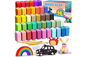 ESSENSON Air Dry Clay For Kids: 42 Vibrant Colors To Mold Imaginations