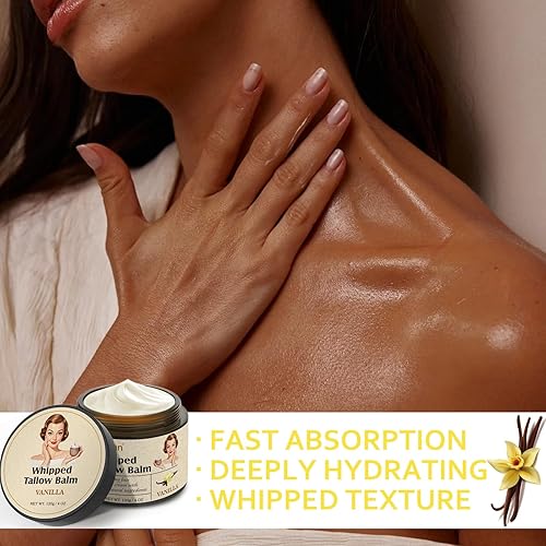 Miniatura 5 de Sarga de ternera para la piel, bálsamo de sarga batida con aceite de oliva, crema hidratante facial de vaca alimentada con pasto, loción corporal