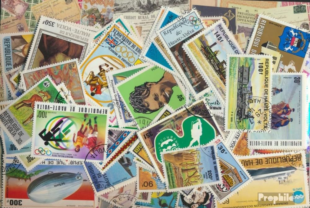 Alto Volta 300 diversi Francobolli (Francobolli per i collezionisti)