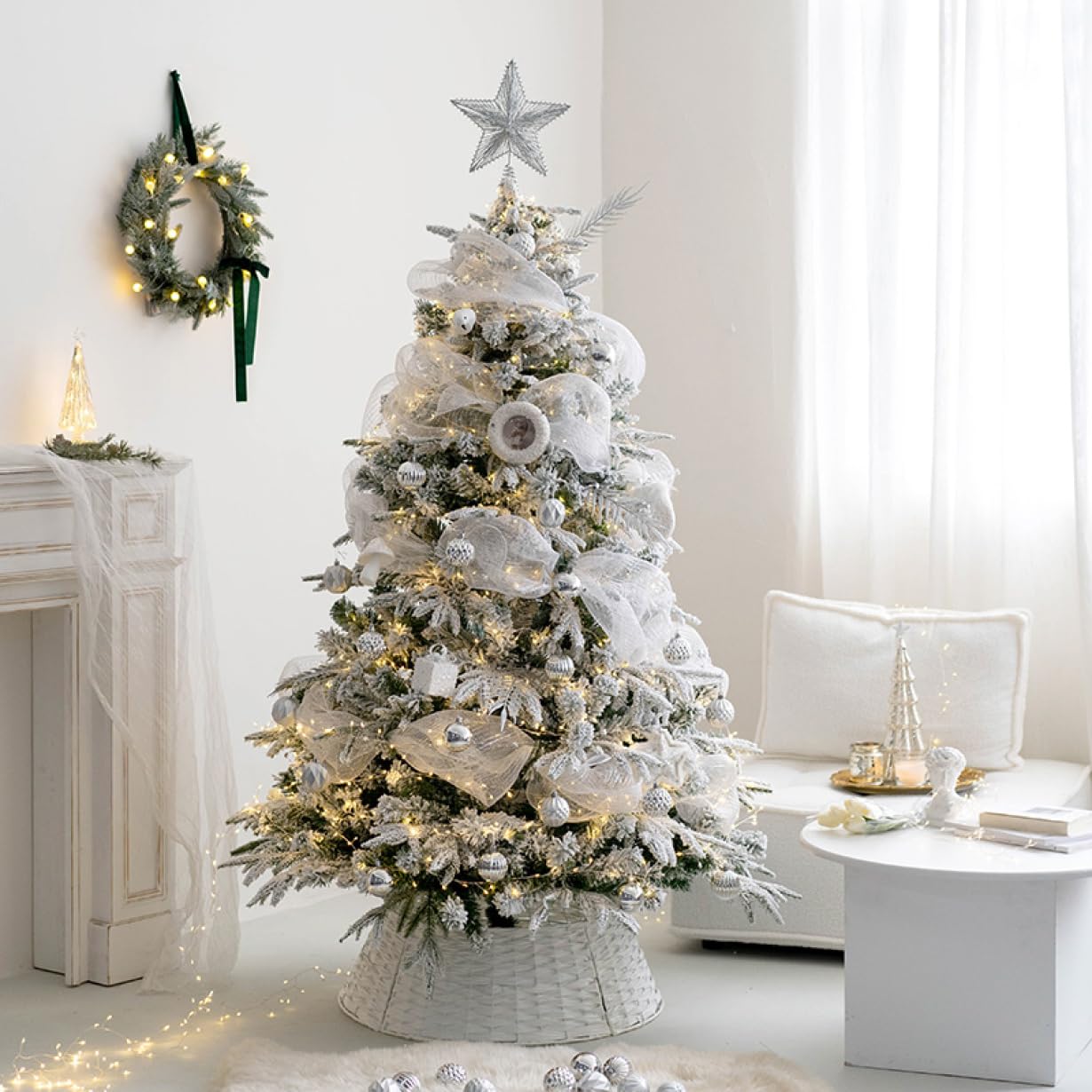 Amazon.co.jp: HGJH クリスマスツリー 北欧 大型 オーナメント 針葉樹