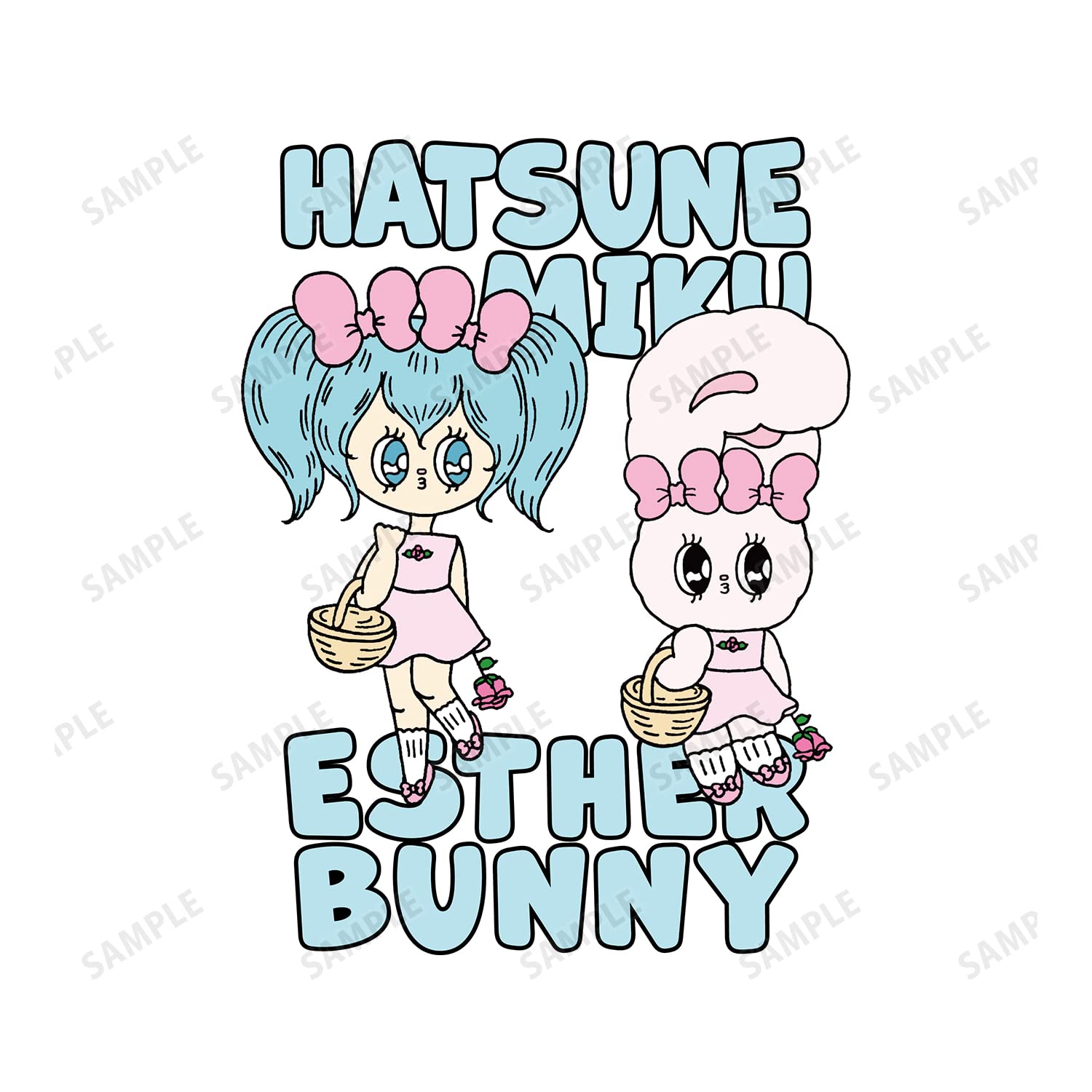 Amazon.co.jp: 初音ミク MikuWorldCollab Esther Bunny ジップ