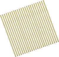 Vista 5 de Pajitas rectas de metal reutilizables azules, 100 unidades a granel (8.5 pulgadas de largo, azul-100 piezas rectas)