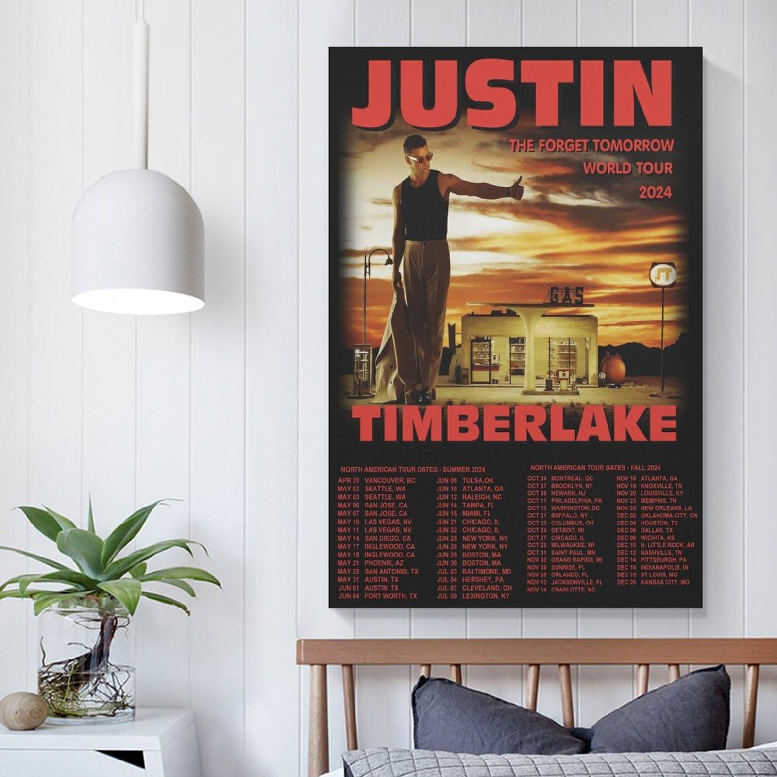 Amazon.com: LID4 RYU 2024 Justin Timberlake Tour The Forget 