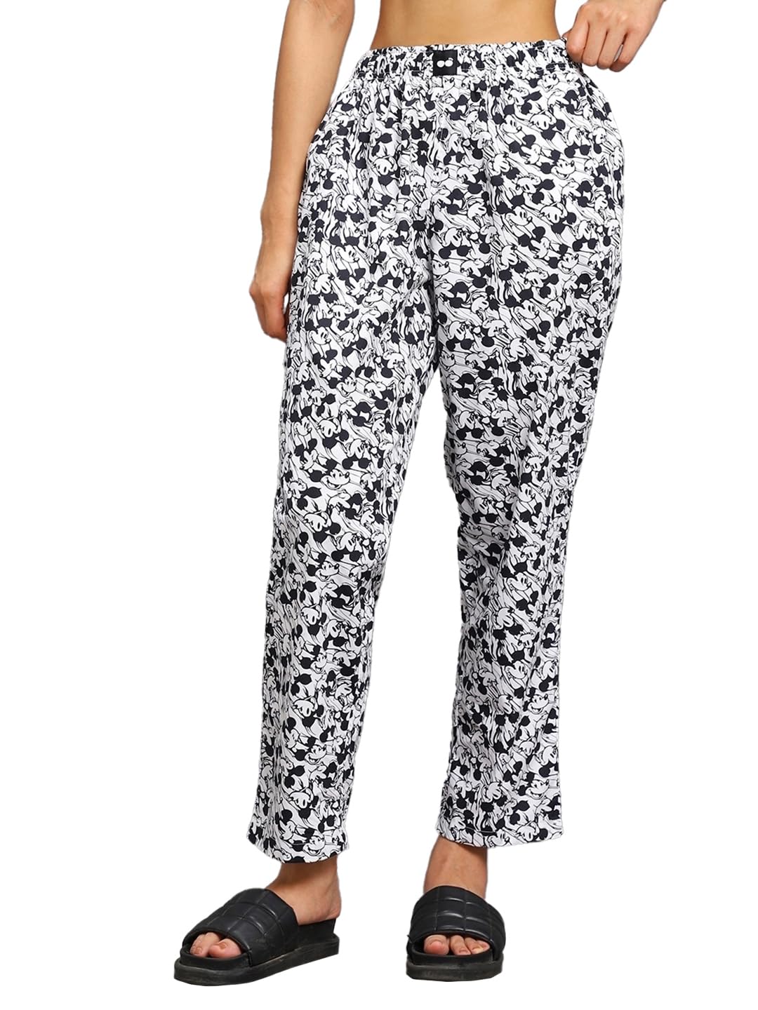 bewakoof Official Disney Merchandise Women's All Over Printed Regular Fit Cotton Pyjamas-picture-35