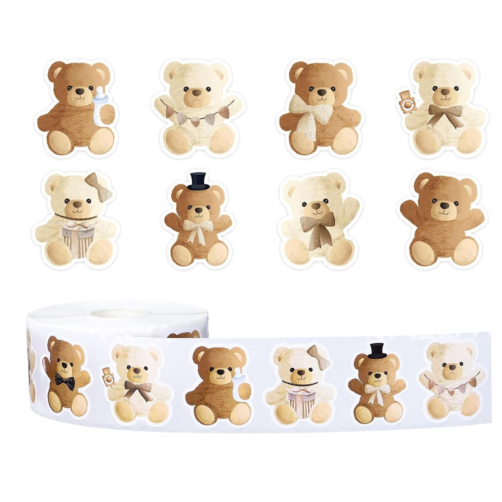 500PCS Bears Stickers for Kids Teens Adults,Cute ...