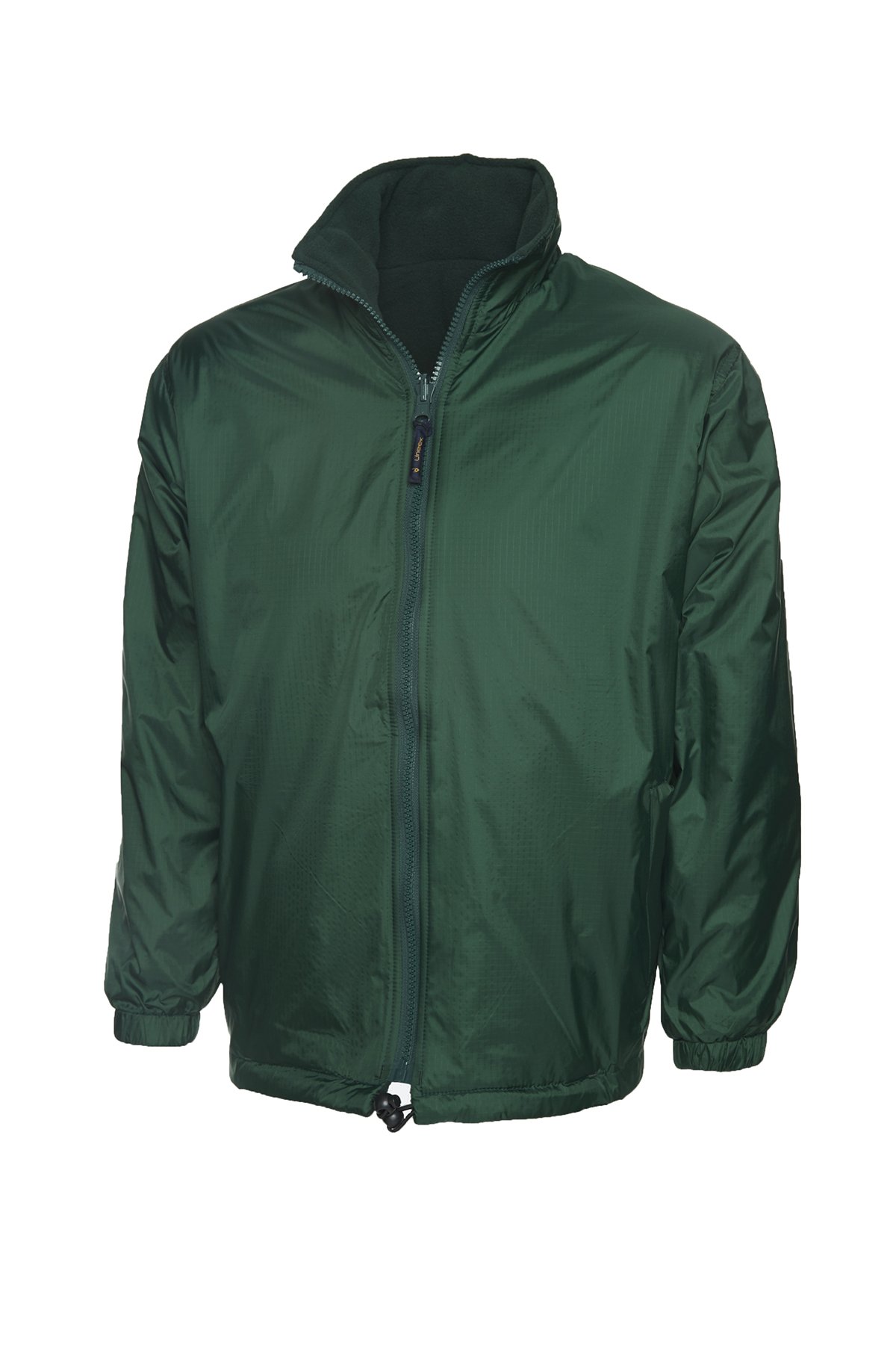 Uneek Clothing Bottle Green Premium Reversible Fleece Jacket
