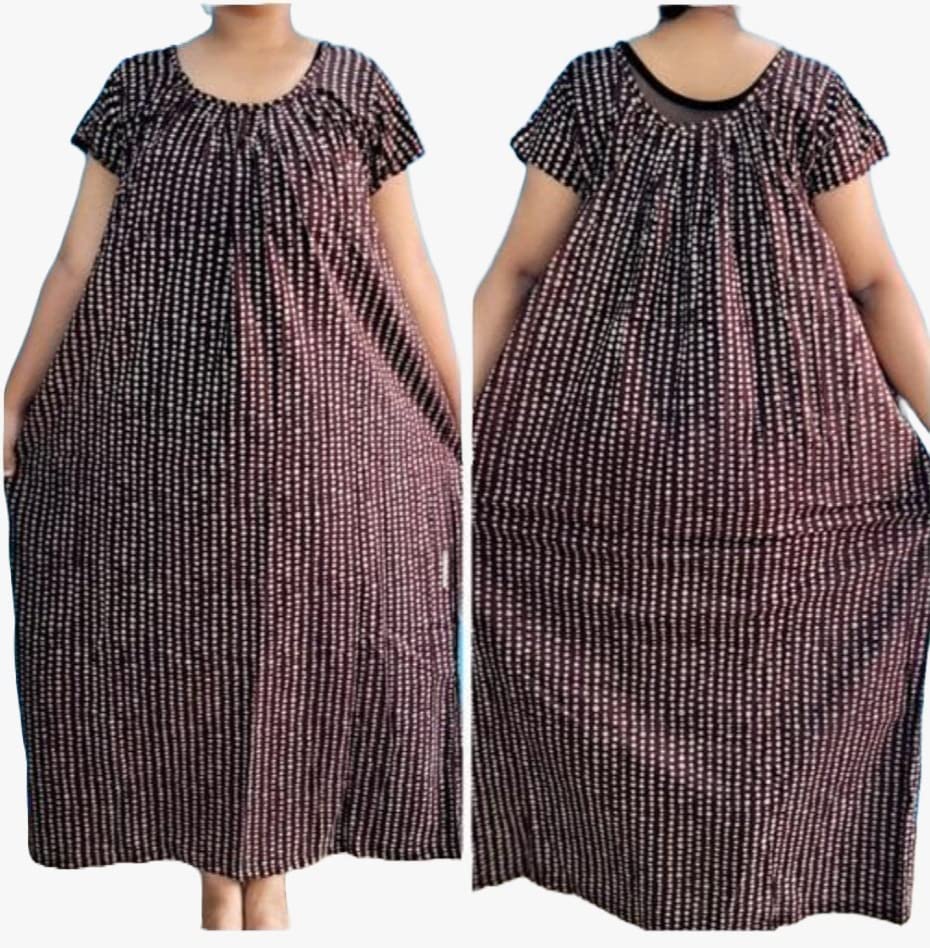 Mayna Textiles Womens Comfortable Cotton Nighty