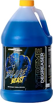 Blue Beast Xtreme Degreaser Industrial Strength Cleaner for Engines, Machinery, Tools & More 1 Gallon Premium Concentrate