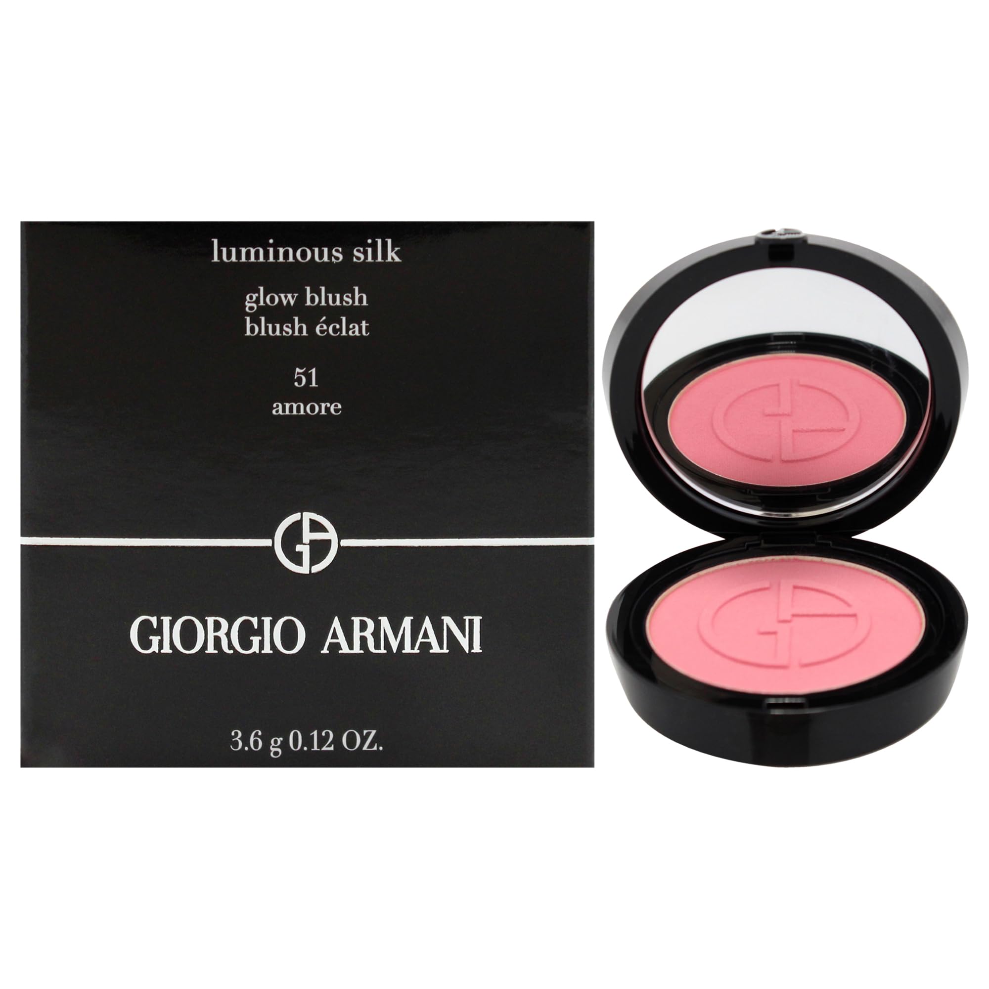 Luminous Silk Glow Blush - 51 Amore by Giorgio Armani dla kobiet - 0,12 uncji rumieniec