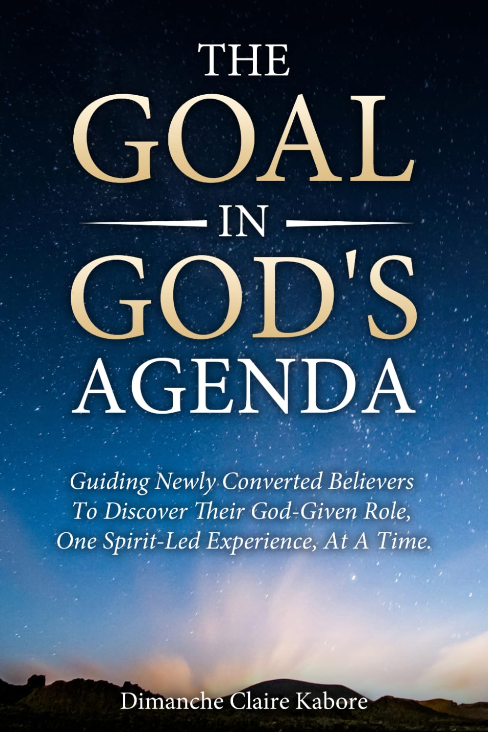 The Goal In God's Agenda: Guiding Newly Converted Believers To Discover Their God-Given Role One Spirit-Led Experience, At A Time.