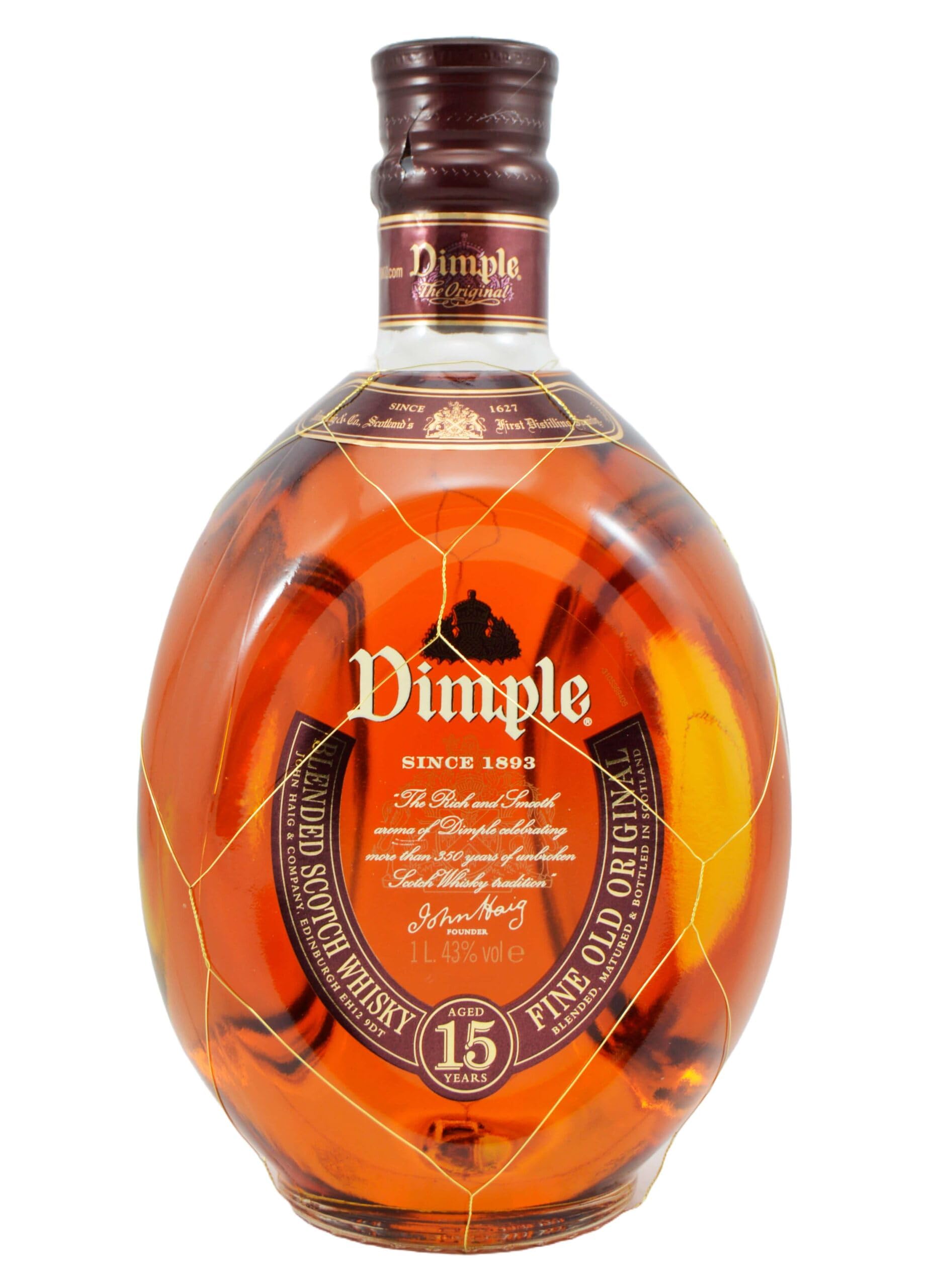 Dimple 15 Years Old - 1000 ML - 1 Litro.