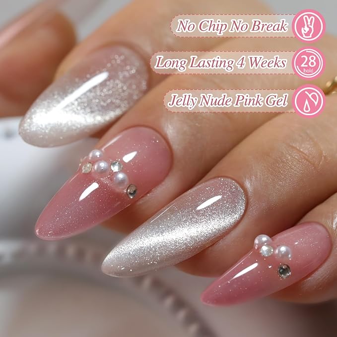Set de 6 Esmaltes Gel Ojo de Gato con Imán Holográfico miniatura 4
