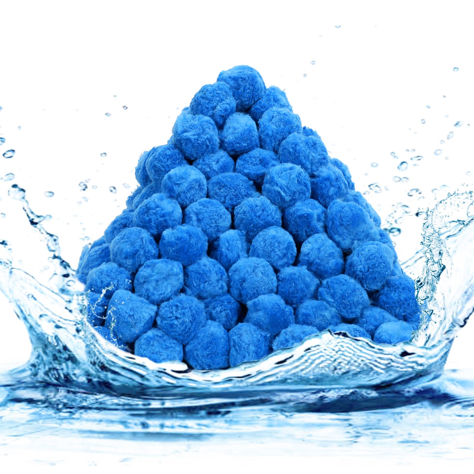 2kg Pool Filter Ball for Sand Filter Pump, Reusable Fiber Balls for Pools, Aquarium Replacement Sand, Sand Filter Systems for Pools-image-20