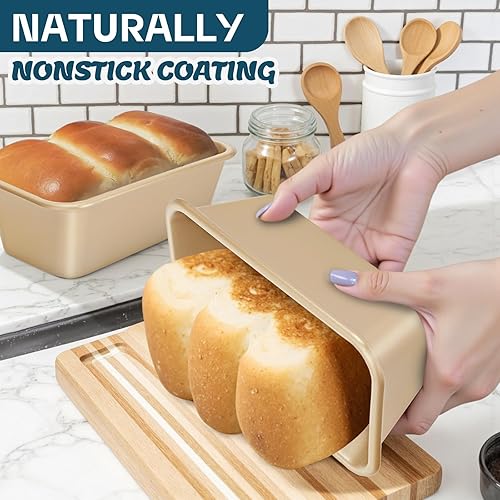 Miniatura 4 de AIVIKI - Juego de bandejas para hornear, antiadherentes apilables, sartenes para horno, juego de 6 piezas para hornear que incluye bandeja para