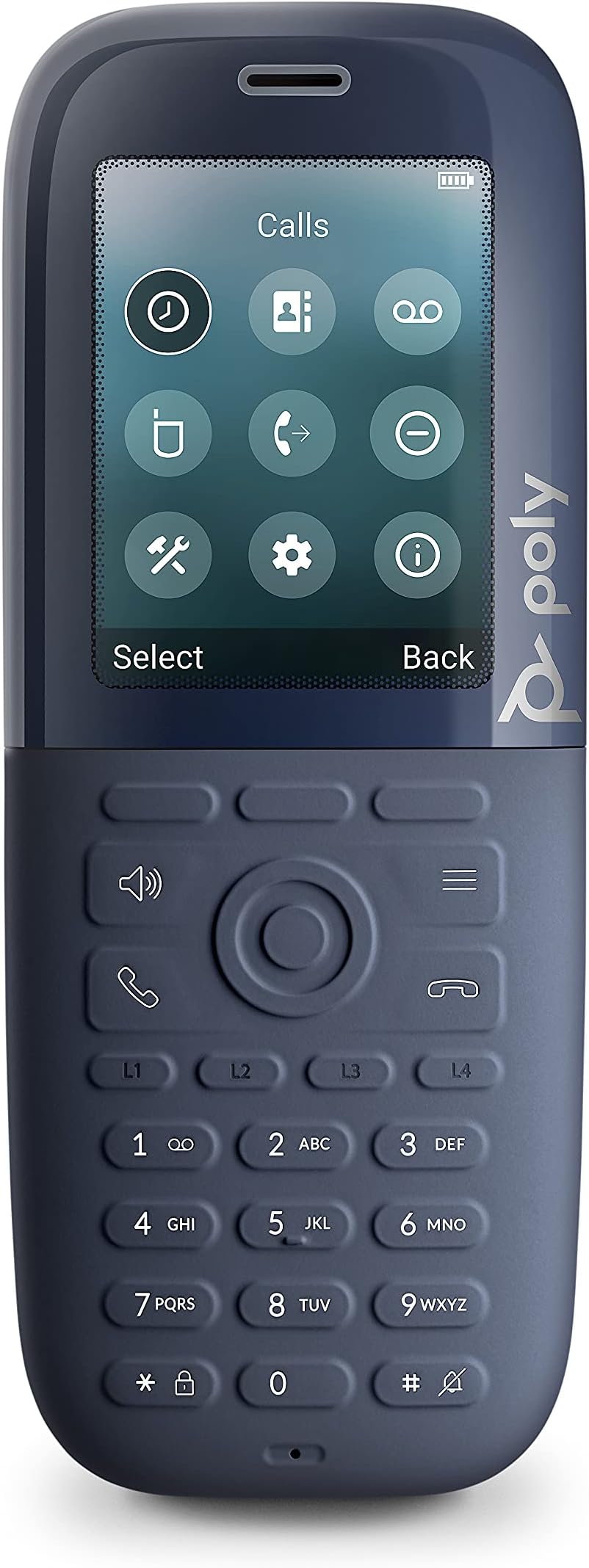 Poly - Rove 30 Handset + B2 Single/Dual Cell DECT Base Station Kit - Wireless Ruggedized and Antimicrobial DECT Handset - Microban Technology Connect to a Headset via 3.5 mm - North America