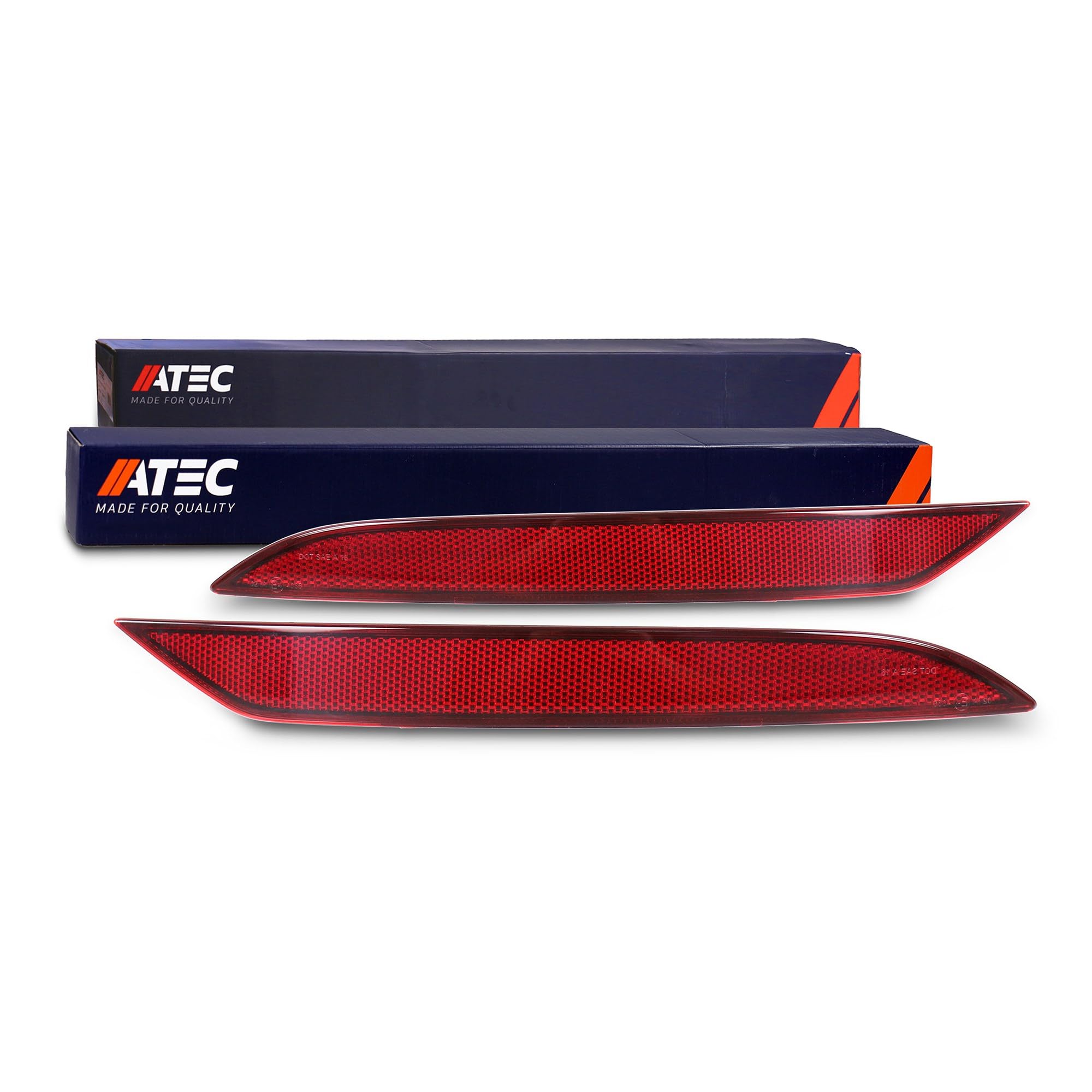 ATEC Germany 2x Rückstrahler hinten links Kompatibel mit VW GOLF 7 (5G1, BQ1, BE1, BE2)