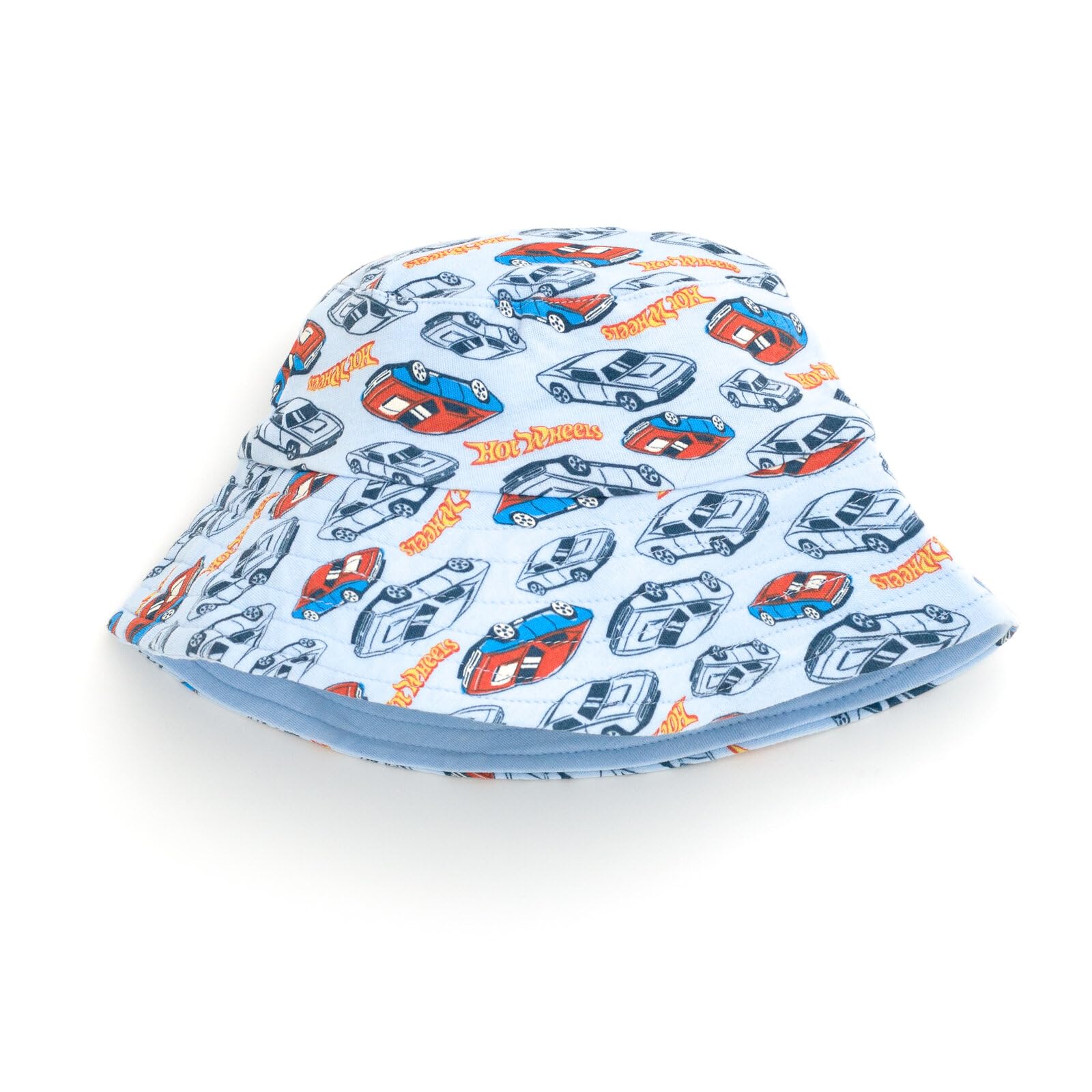 Hot Wheels Strampler und Eimer Sonnenhut Outfit Set Neugeborene bis Kleinkind Größen (Neugeborene - 4T)