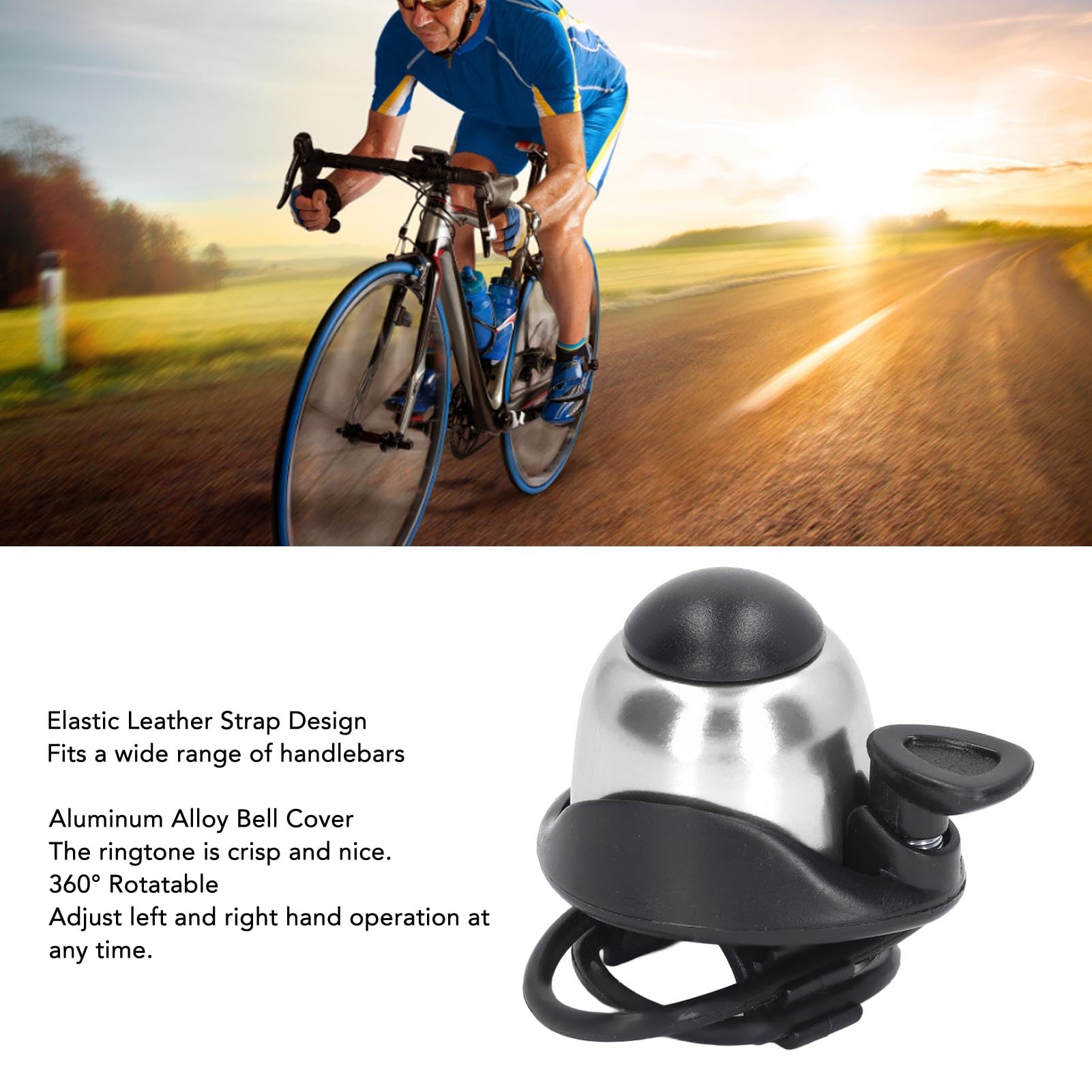 Cloche de Vélo en Alliage d'Aluminium - DIOCHE - Accessoire de VTT