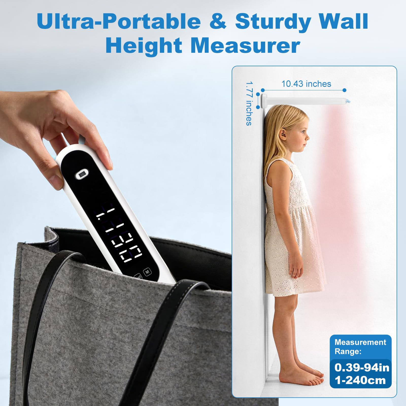 Portable Height Meter - Quick Wall Measurement -3