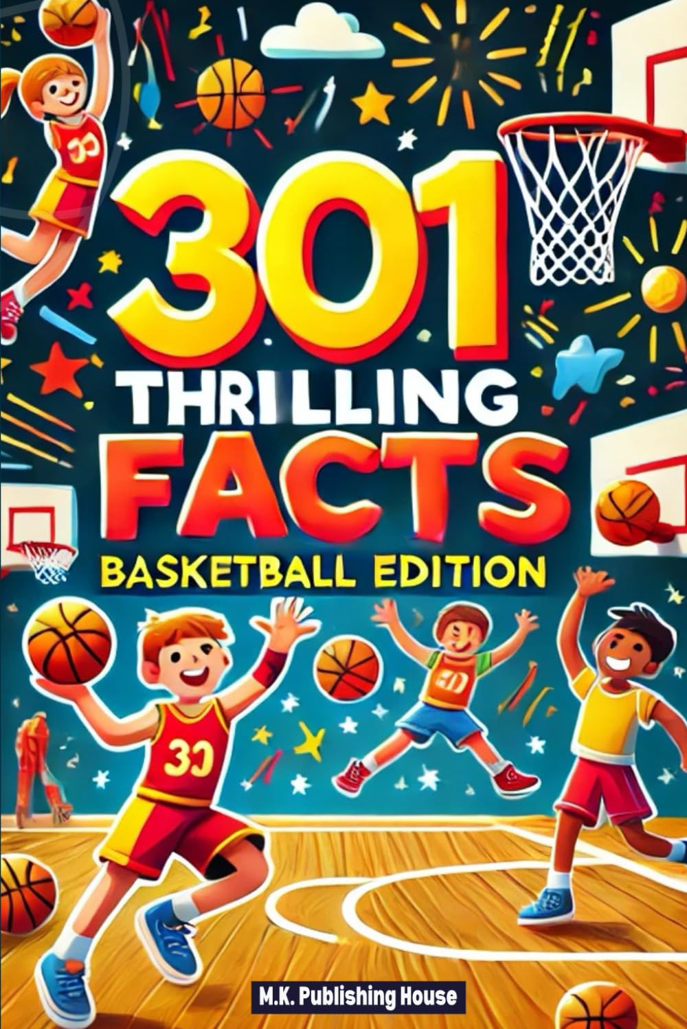 301 Thrilling Facts: Basketball Edition: Book For Sport Fans, Things You Would Never Know! Including Legendary Players, Grand Slams, Funny Moments, Rules And Much More!