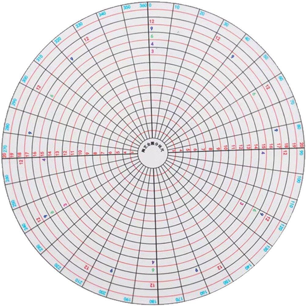 Fituenly As Shown Circular Divider Billet Dividing Ruler Drawing Measurement Trimming Tool For Pottery Wheel Handcrafts Clay Crafts Sculpting