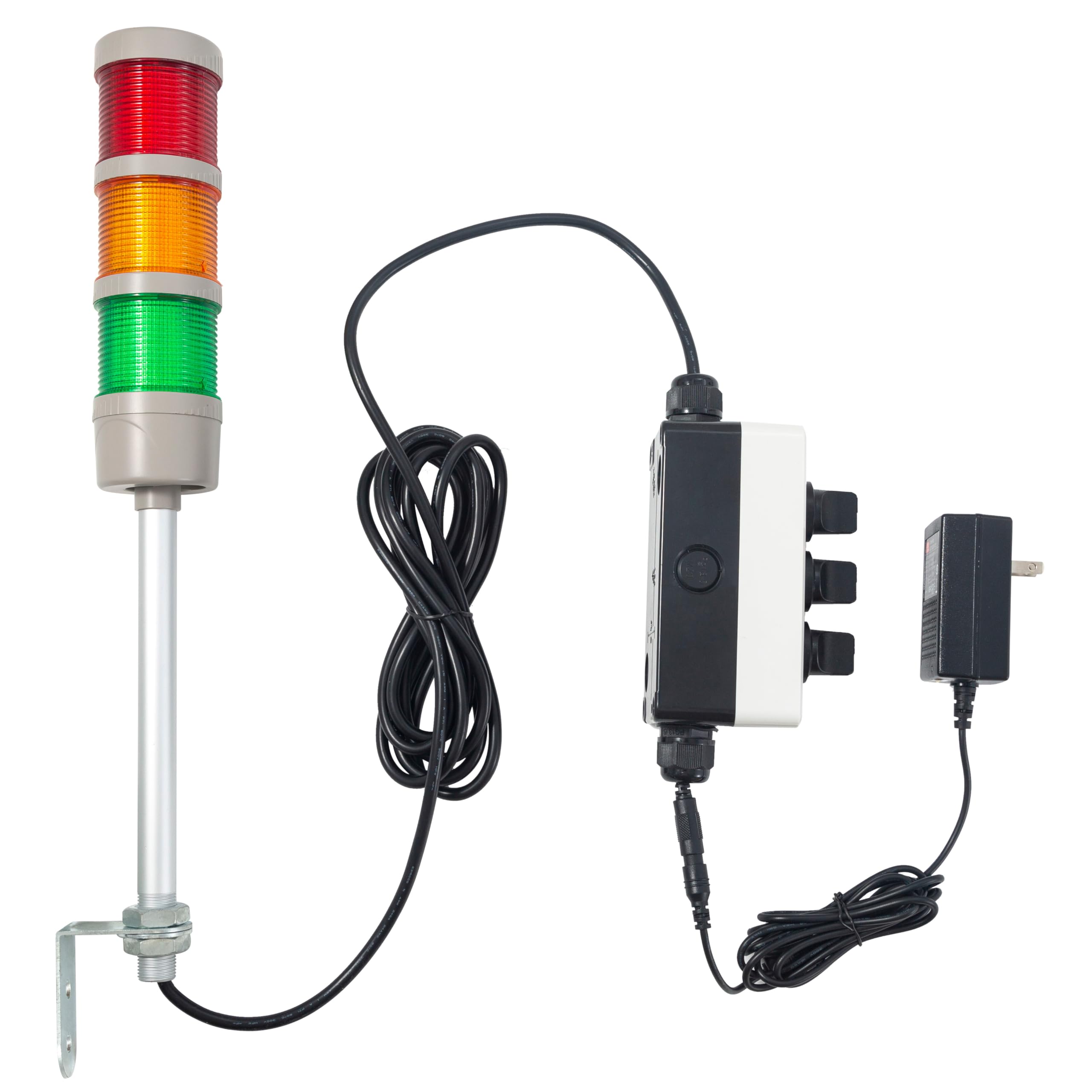 Signaworks Factory Equipment Signaling Signaworks 3-Stack - Super Bright Red/Amber ...
