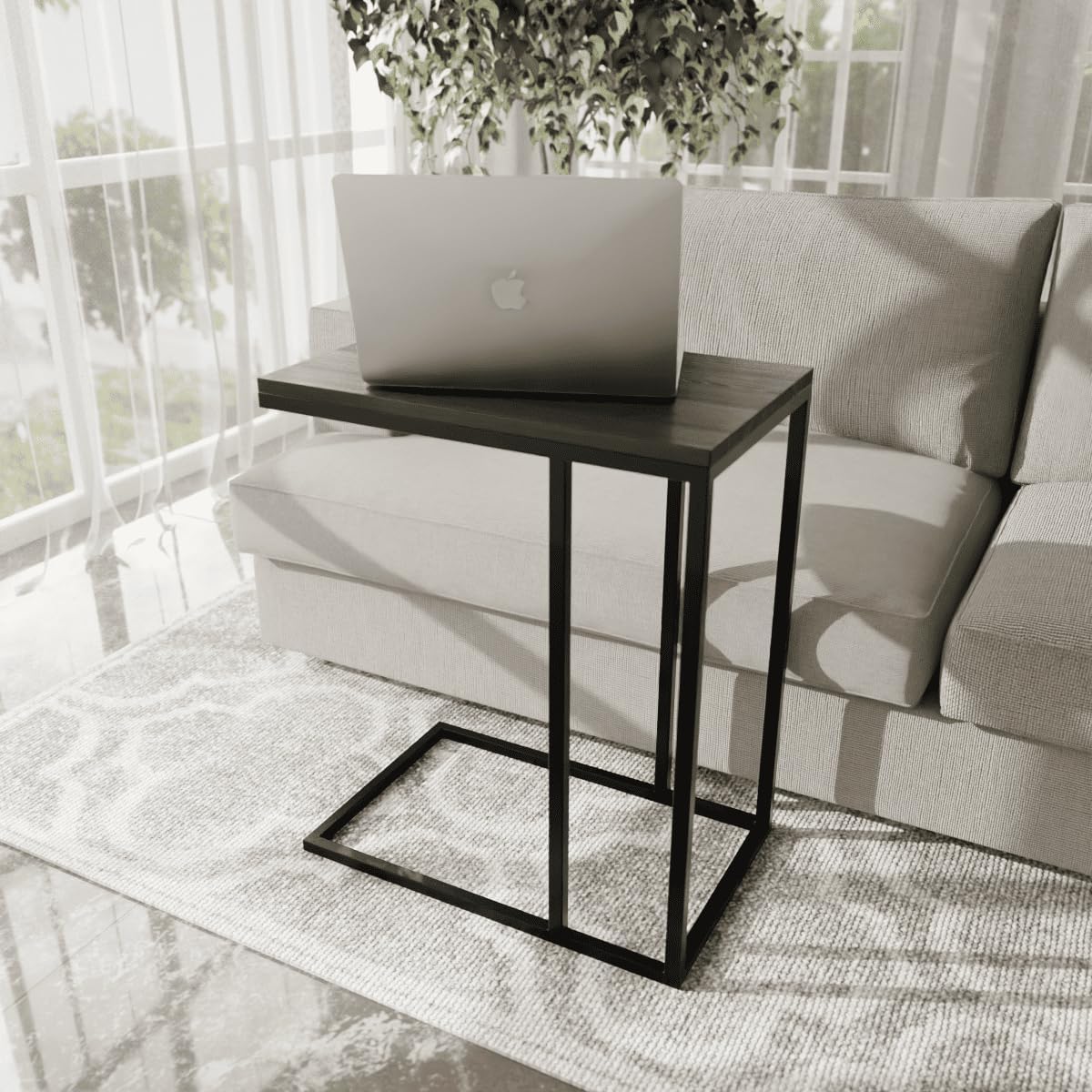 Glamo Laptop & Computer Table| Multipurpose Study & Office Table | Sturdy & Modern Design | Ideal for Home, Office, Laptop & Study Use_Brown