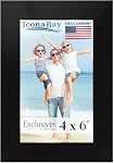 Icona Bay - 20x25 cm Alder Gray Picture Frame with Mat - Sturdy 8x10 Engineered Wood Photo Frame with Removable 13x18 cm / 5x7 Mat - Sleek Design, Table Top or Wall Mount - Exclusives Collection
