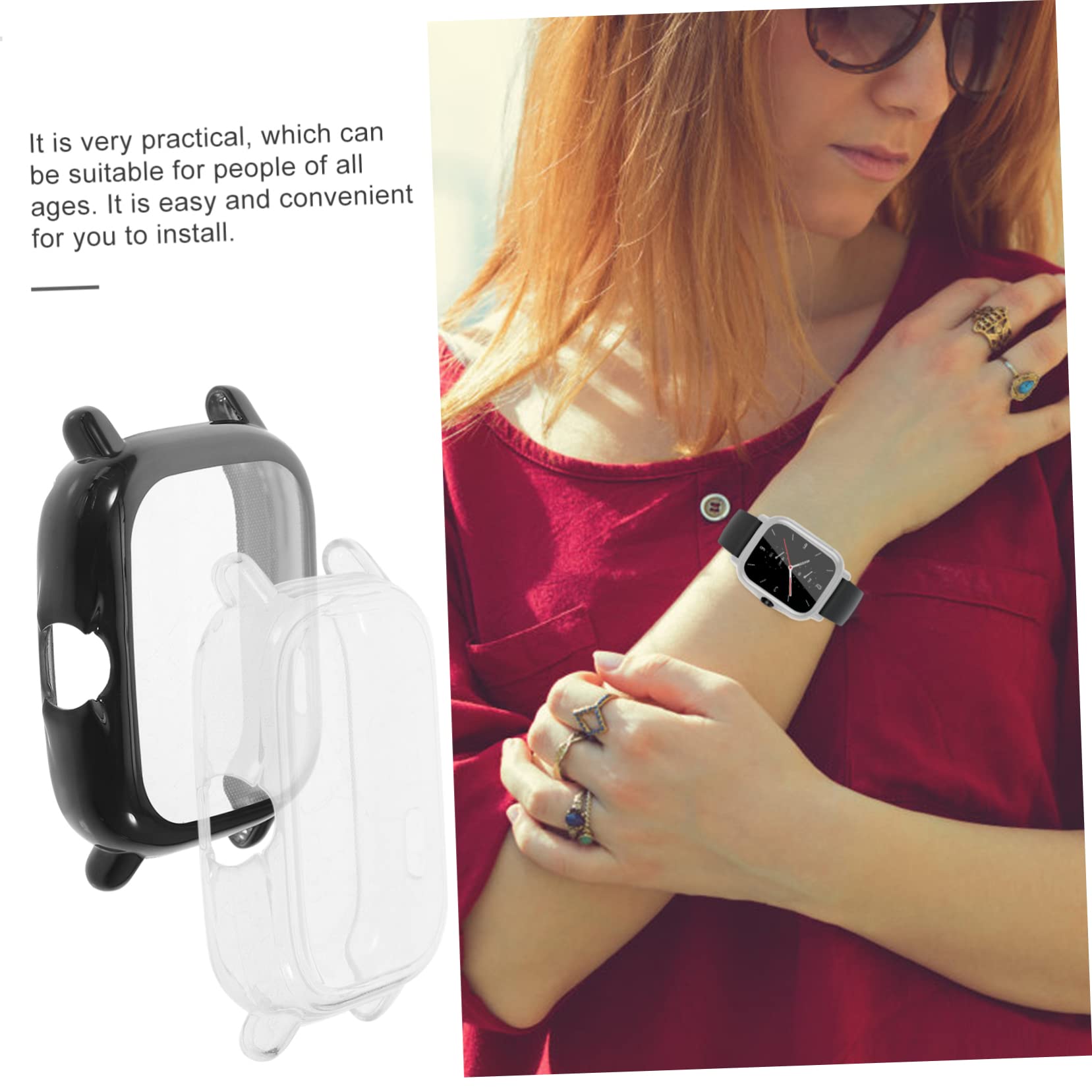 DOITOOL 20pezzi Custodia Protettiva Per Smartwatch Cover Tpu e Resistente Urti e Facile Installare e Rimuovere Compatibile e Riutilizzabile