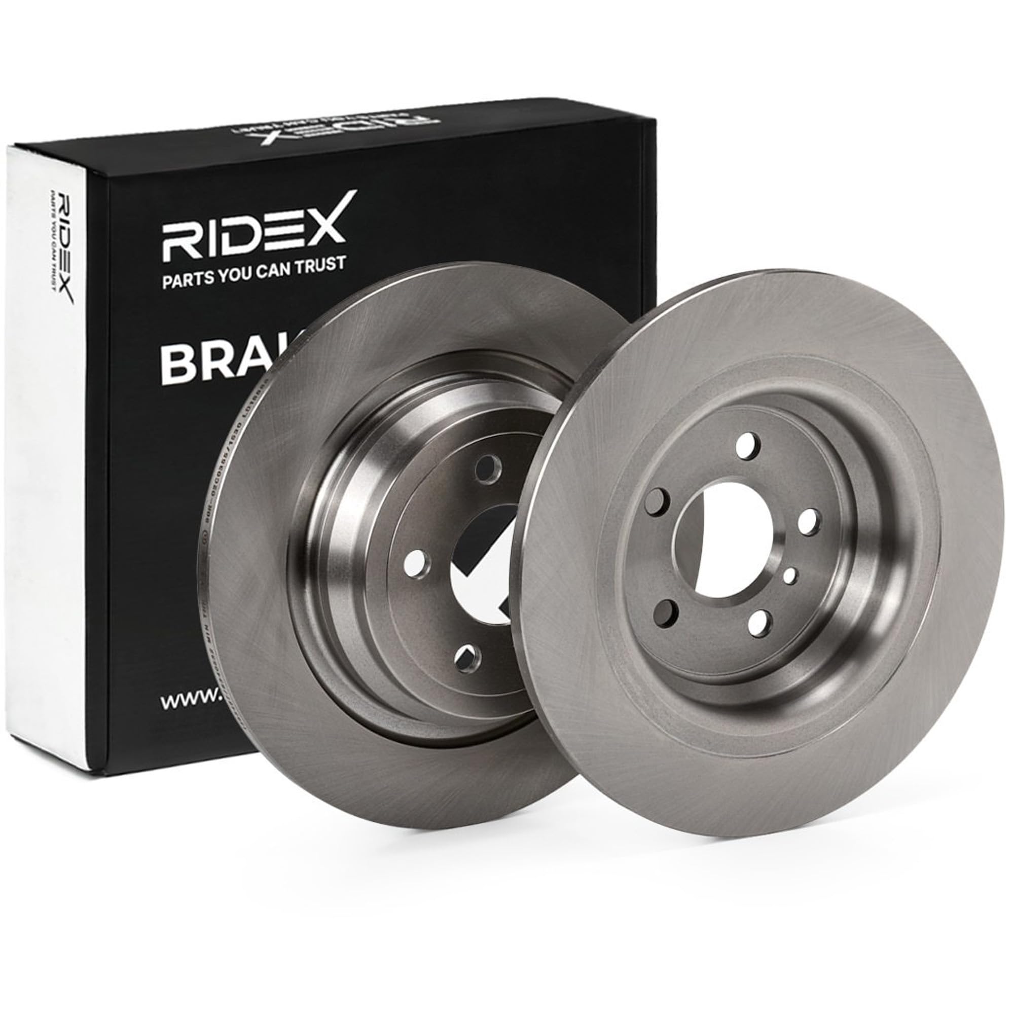 RIDEX 82B1252 2x Disco freno Posteriore senza viti/bulloni Compatibilità con MERCEDES-BENZ Classe M W166