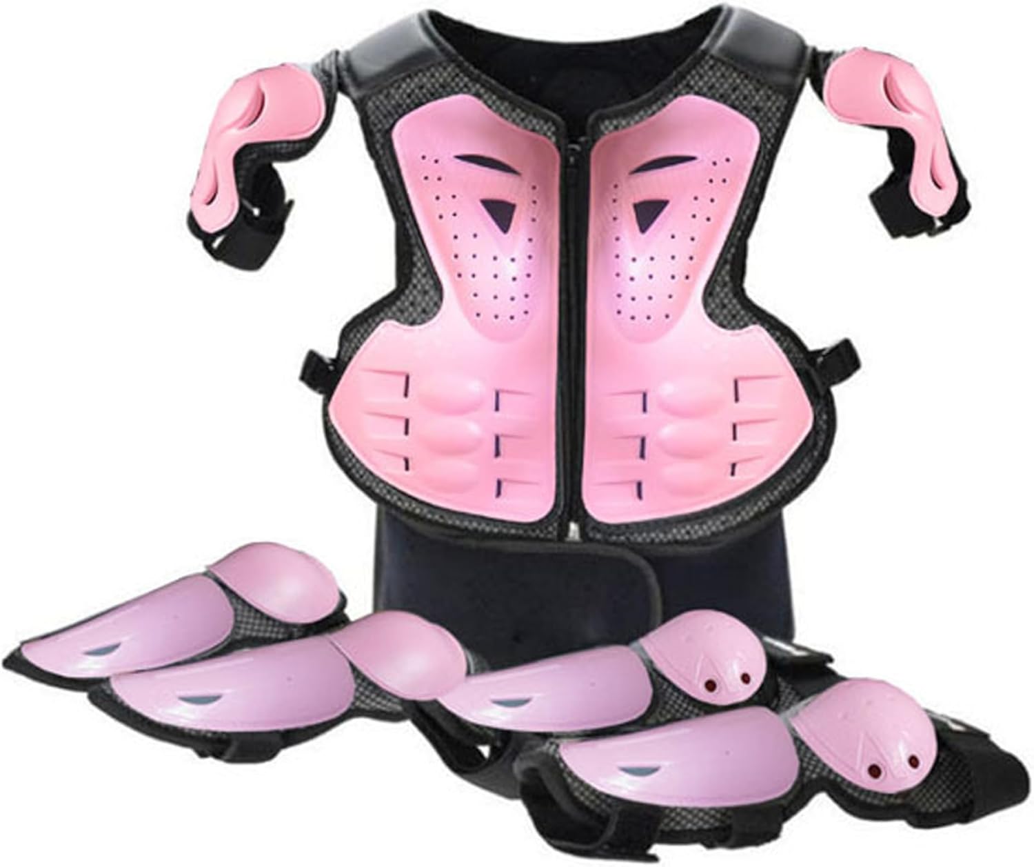 Kids Dirt Bike Gear, Breathable Safe Body Armour with Knee & Elbow Pad Set - Kids Protective Gear for Boys Girls, Style-2 Motorcycle