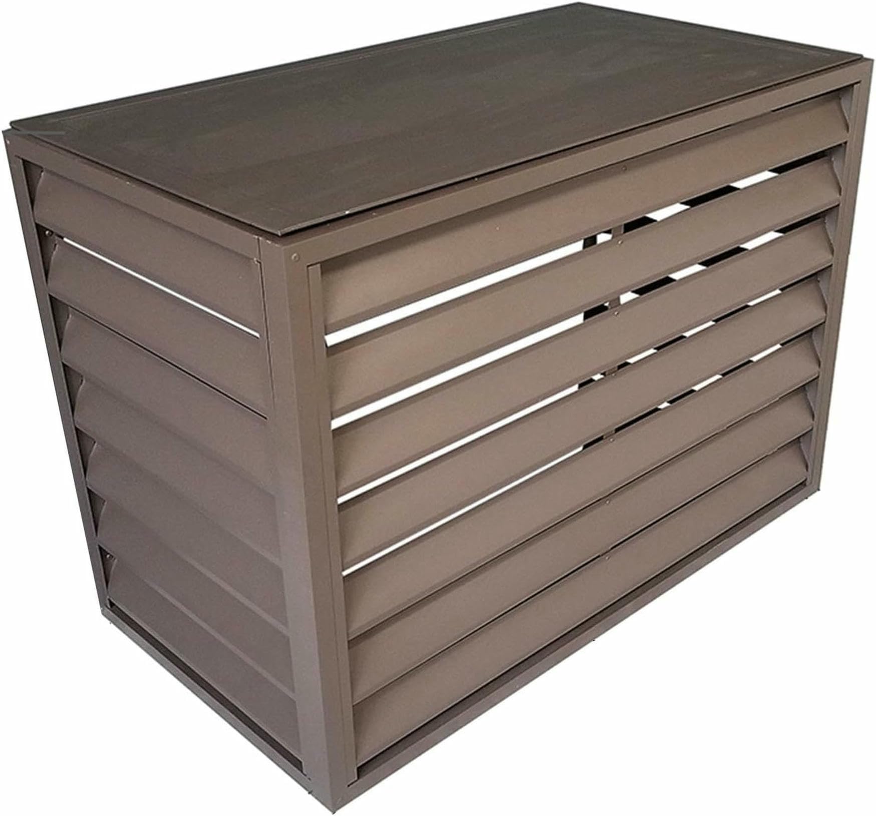Grille de persiennes couverture anti-poussière climatiseur alu blanc durable