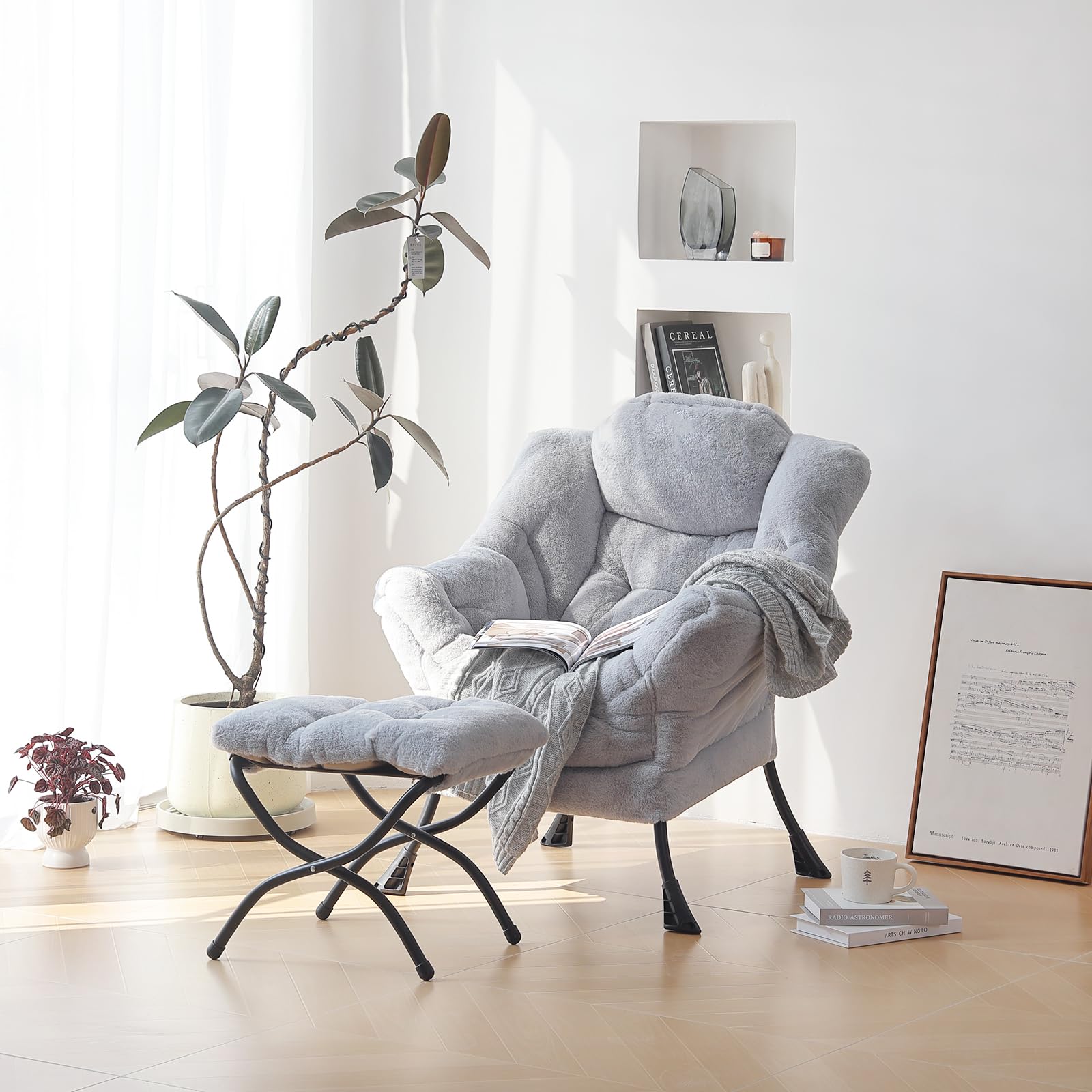 Accent Chairs Small Chair And Footstool Comfortable Chairs Small - Main Image