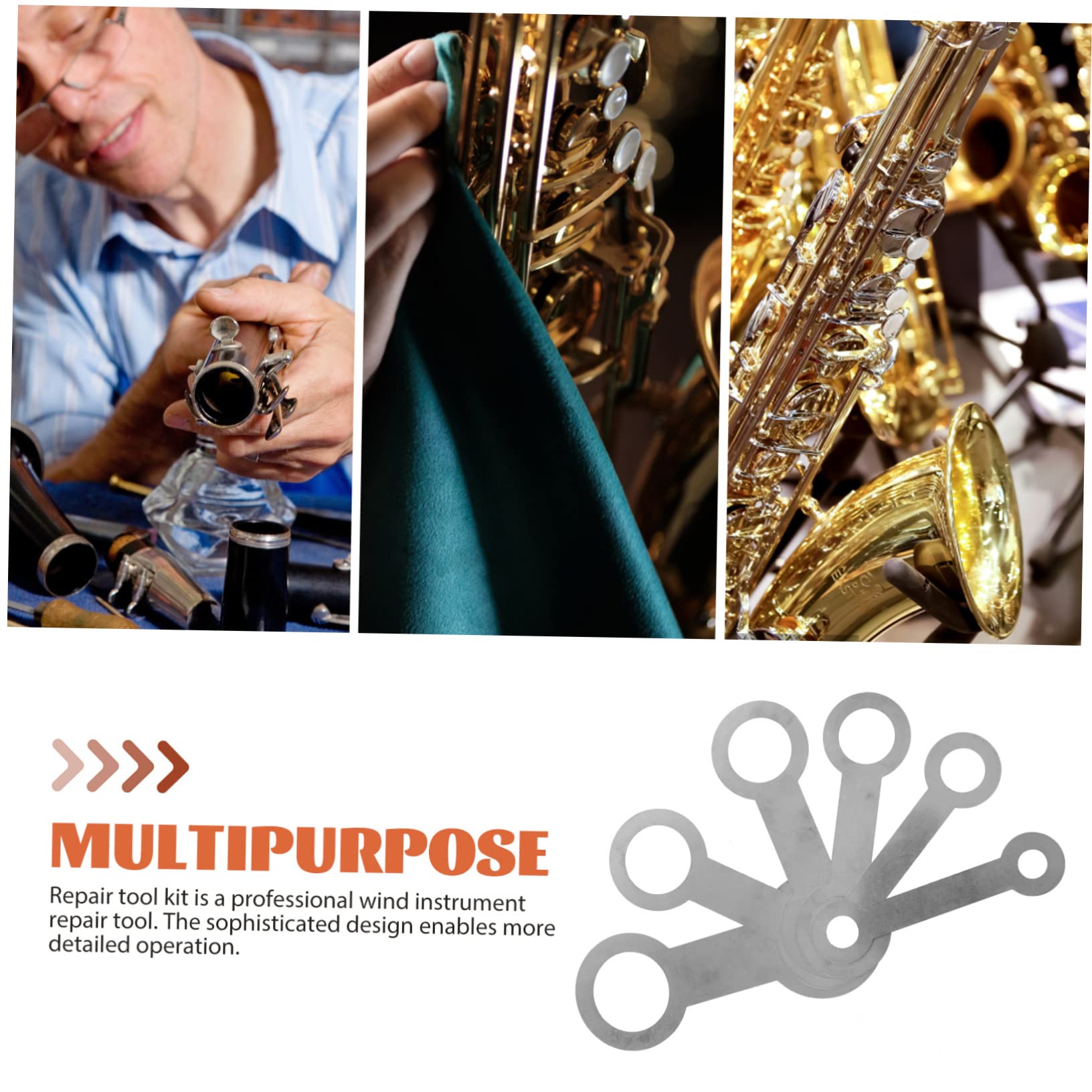 Reparaturset Für Blasinstrumente Geeignet Für Saxophon Klarinette Oboe Flöte Piccolo Tragbares Werkzeugset Aus Robustem Für Instrumentenreparatur Und Wartung Reparaturzubehör Für m