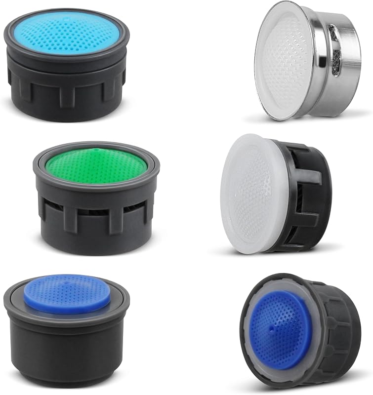6 Pack 116711 Faucet Aerator for Moen, Water Flow Restrictor Inserts Replacement for Bathroom & Kitchen Sink