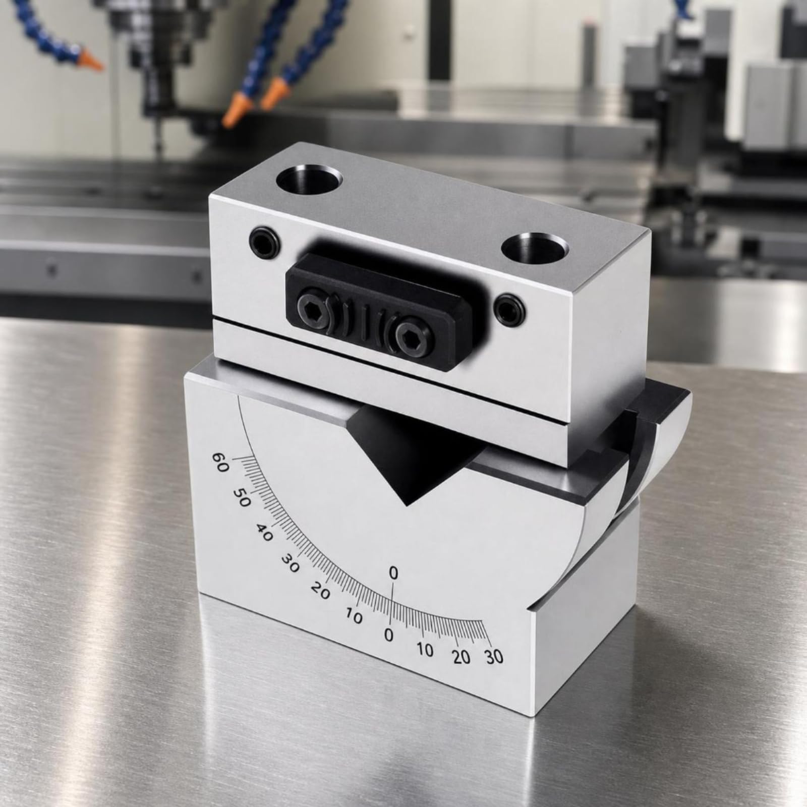 Winkelschleifabrichter Schleifscheiben Abrichter Abziehgerät Profilabrichter CR12 mit 50 Mm Zentrum Und Gravurskala Winkel 0 Bis 60 Grad Präzision