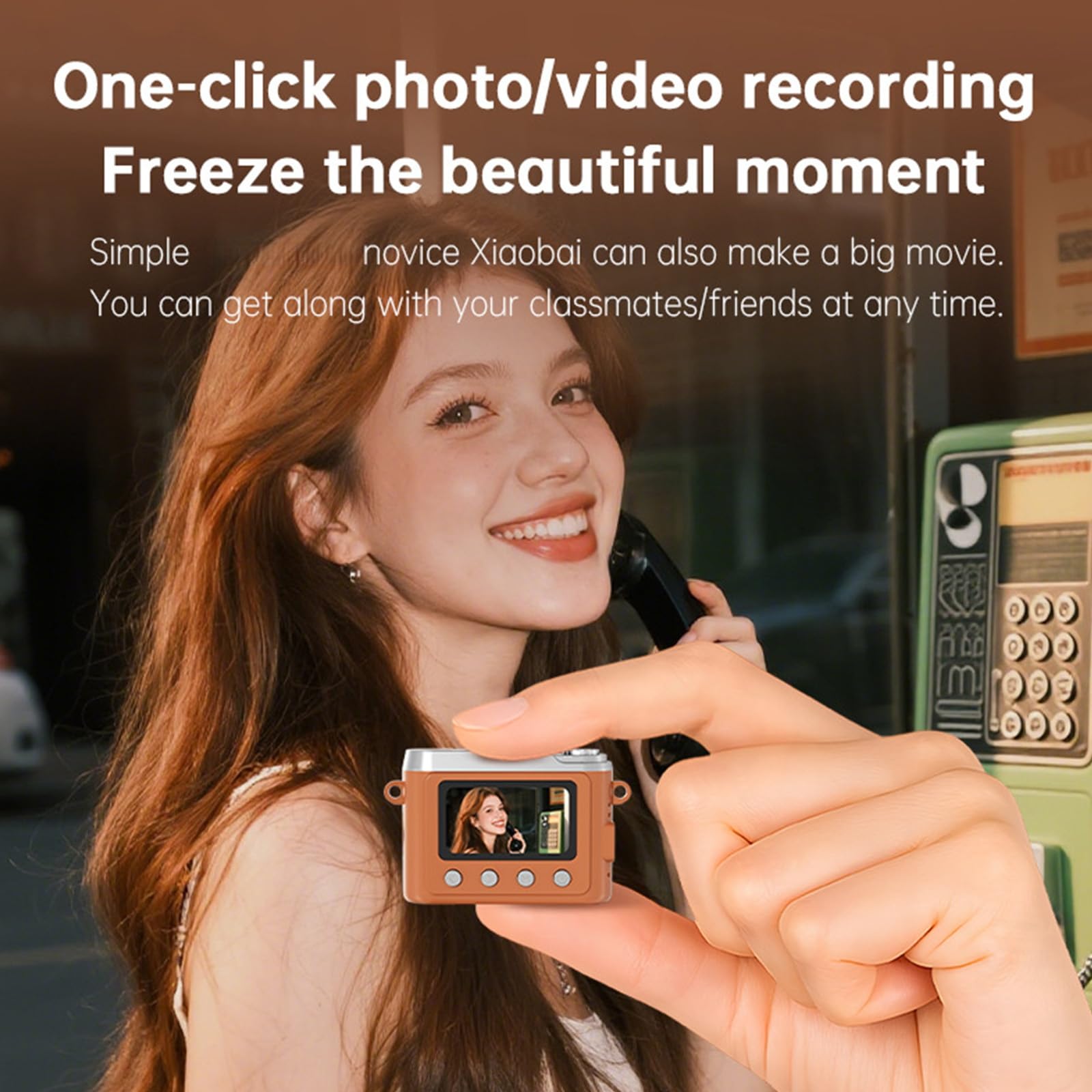 Archiviazione espandibile per fotocamera retrò con controllo manuale per fotografia creativa Fotocamera per esterni per uso esterno