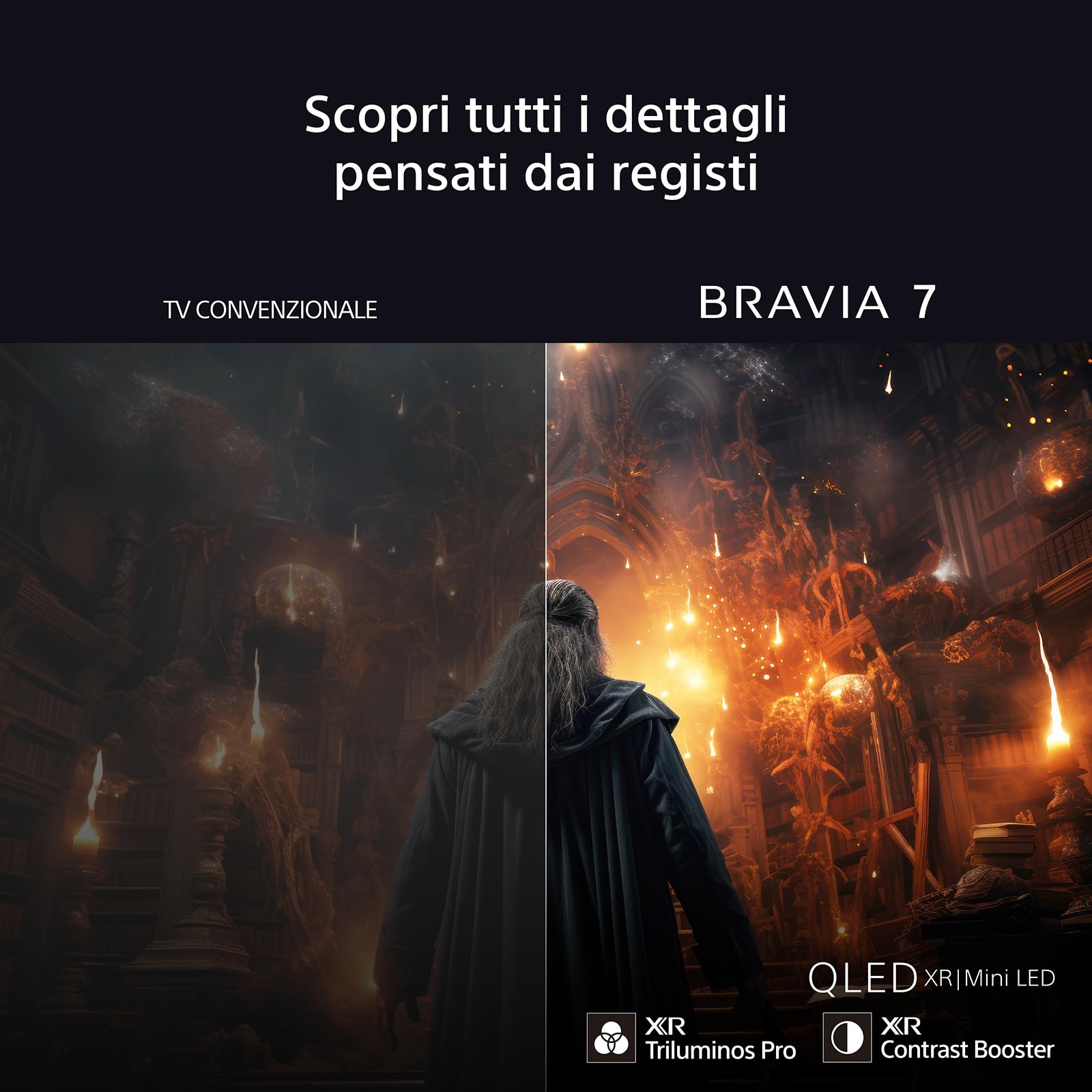 BRAVIA 7 QLED 85 Inch Smart TV - HDR Gaming IMAX - Dettaglio