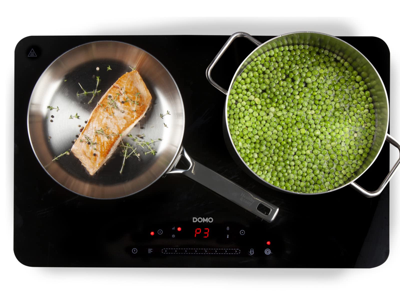 Domo DO333IP - Piastra a induzione con timer, con display, cablata