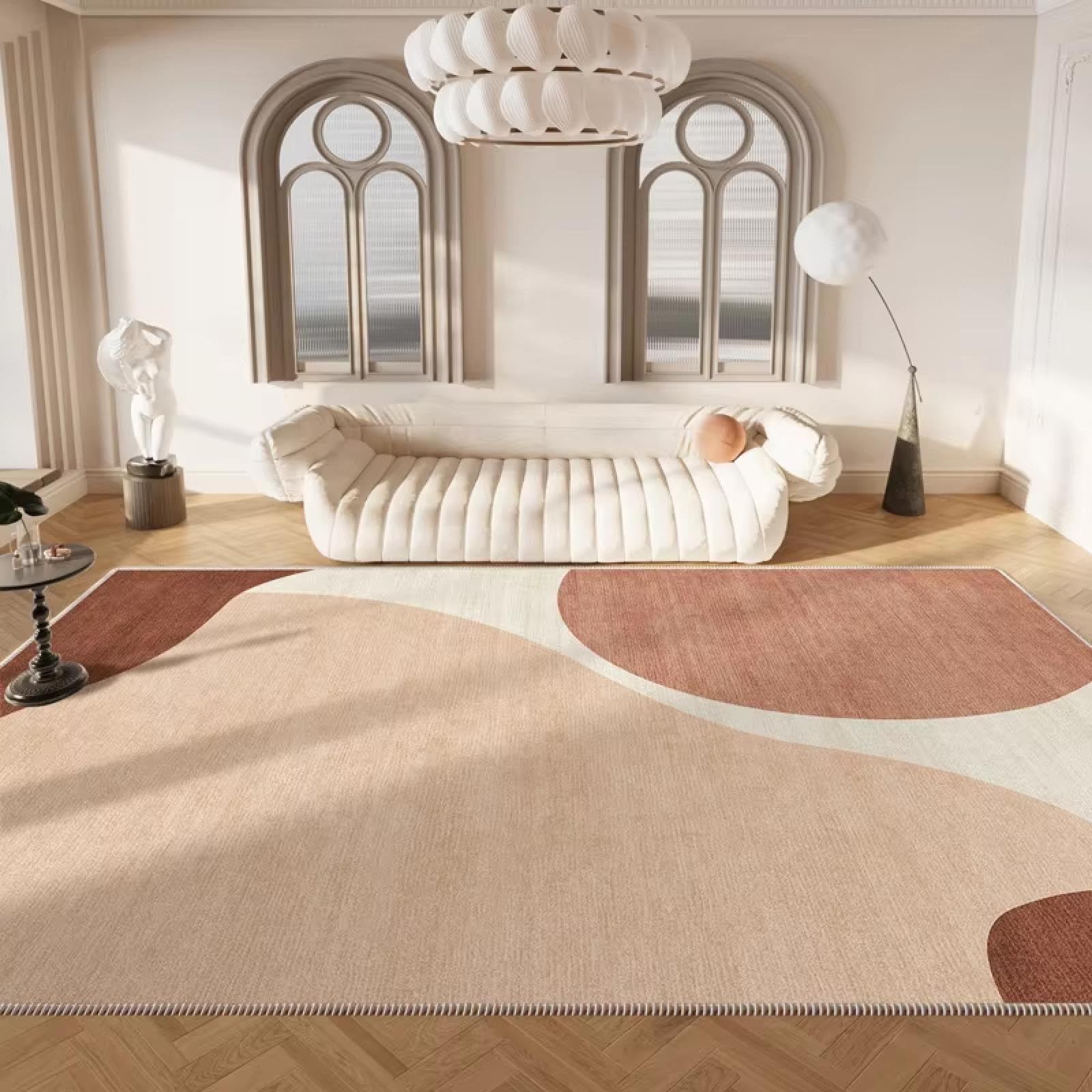 Tapis de chambre style nordique minimaliste et moderne 120 x 140 cm