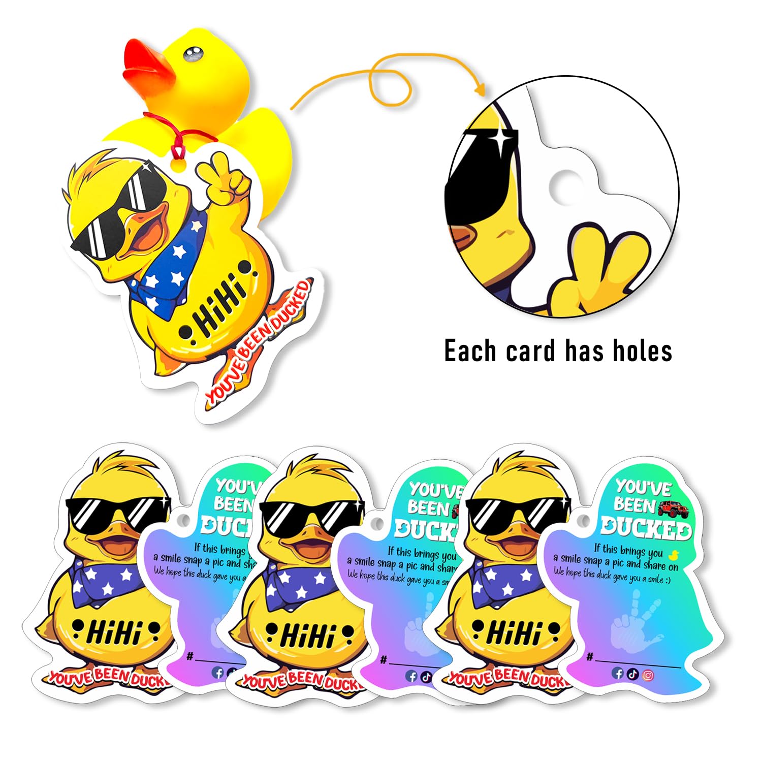 Jeep Ducks Aazon.co : You've Been Ducked Card, Duck Duck Tags, Ducking ...