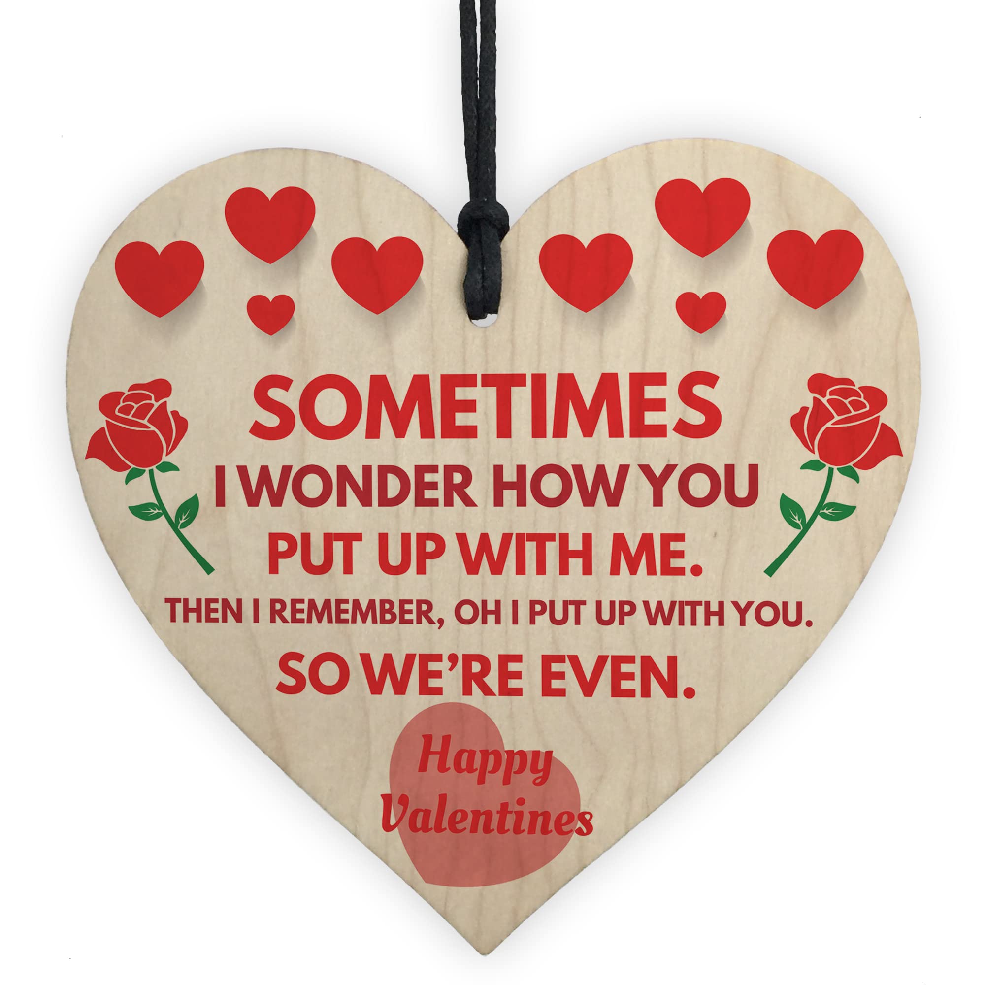 Red Ocean Funny Valentines Gift For Him Her Humour Joke Card Gift For Boyfriend Girlfriend Husband Wife