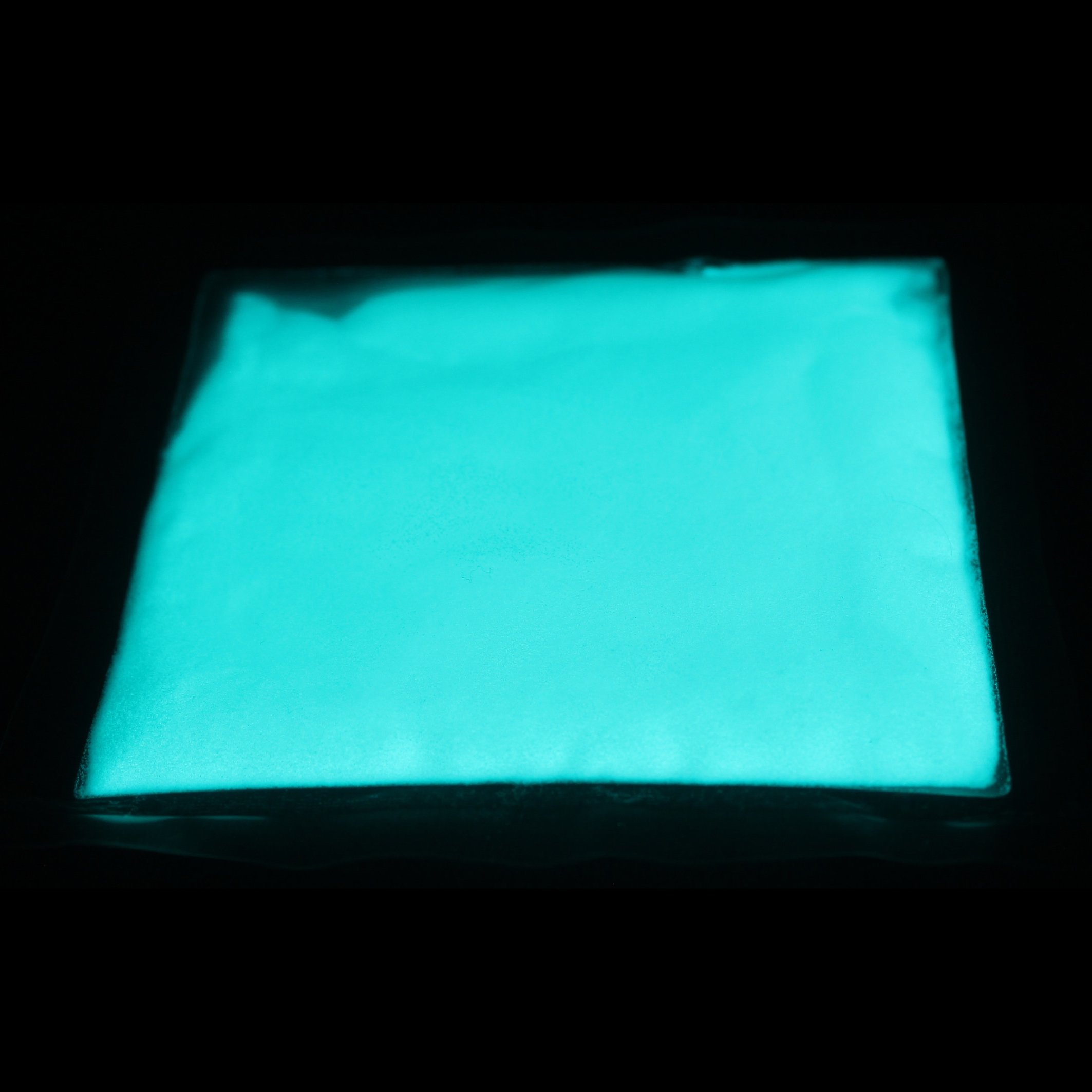 lumentics Pigments luminescents post-luminescents GreenBlue - Poudre phosphorescente - Poudre phosphorescente - Pigments de couleur noire phosphorescents (40 g, vert-bleu)