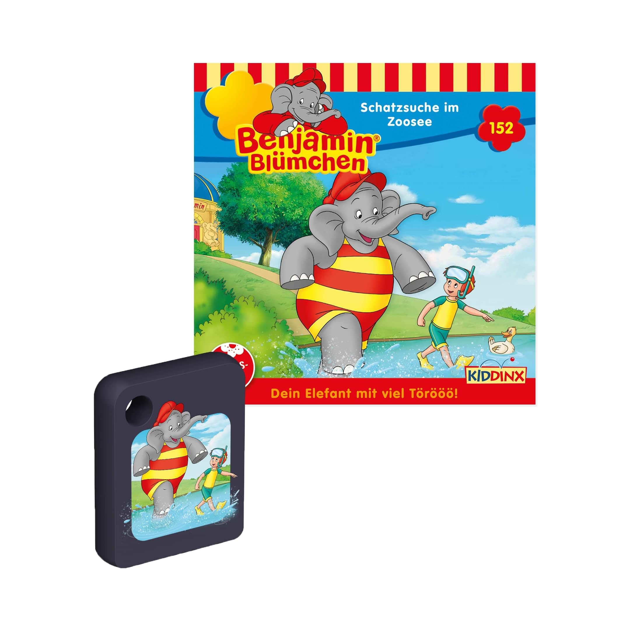 Galakto Audio Token: Benjamin Blümchen - Episode 152 - Treasure Hunt in the Zoo Lake, Audio Spie for Children from 3 Years, Playing Time Approx. 49 Minutes